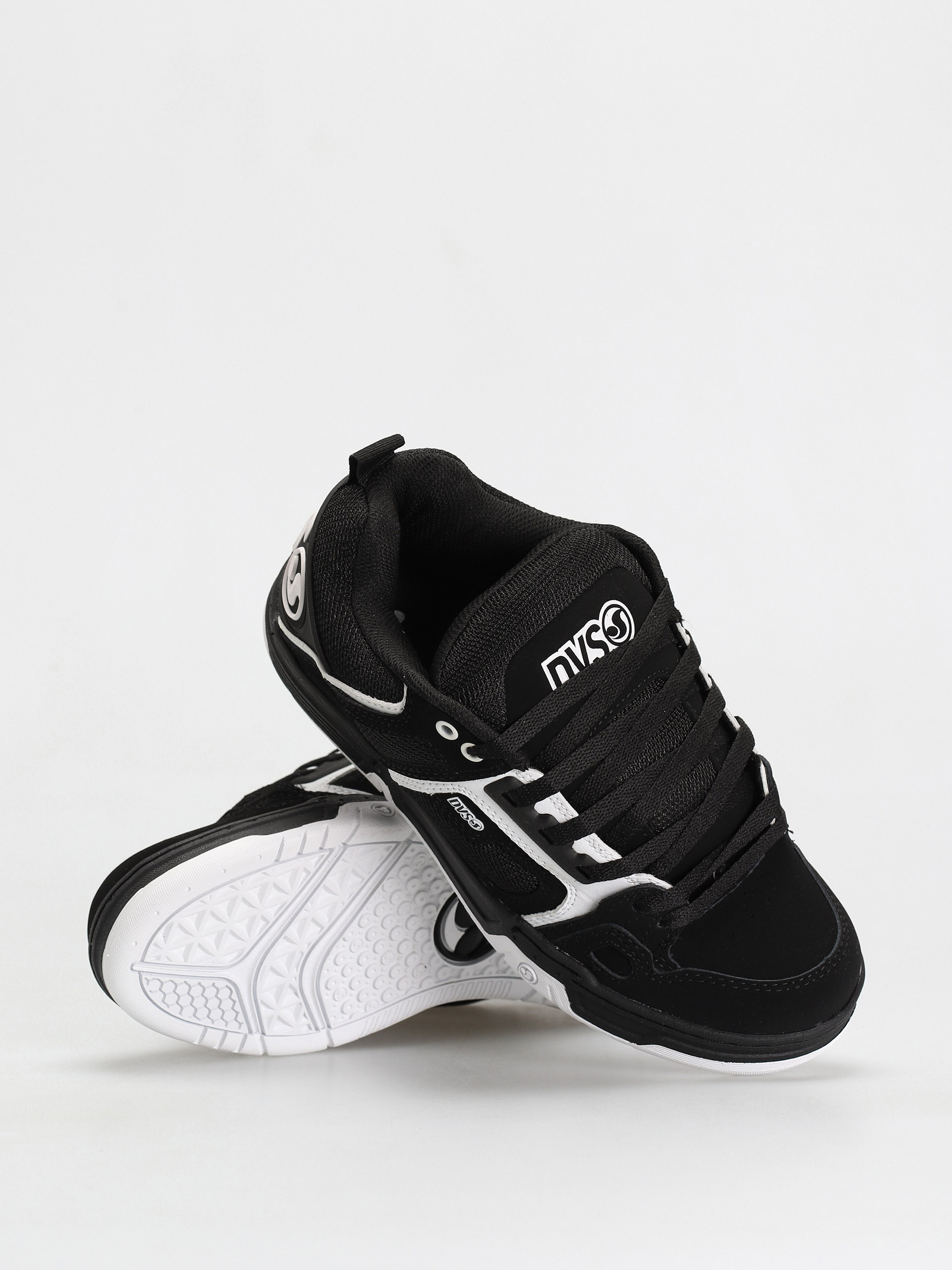 DVS Comanche Cipők (black white leather nubuck)