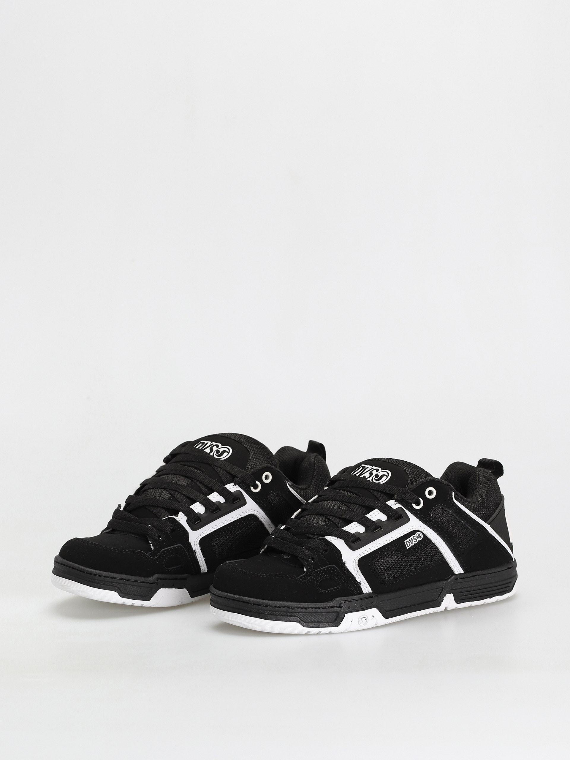 DVS Comanche Cipők (black white leather nubuck)
