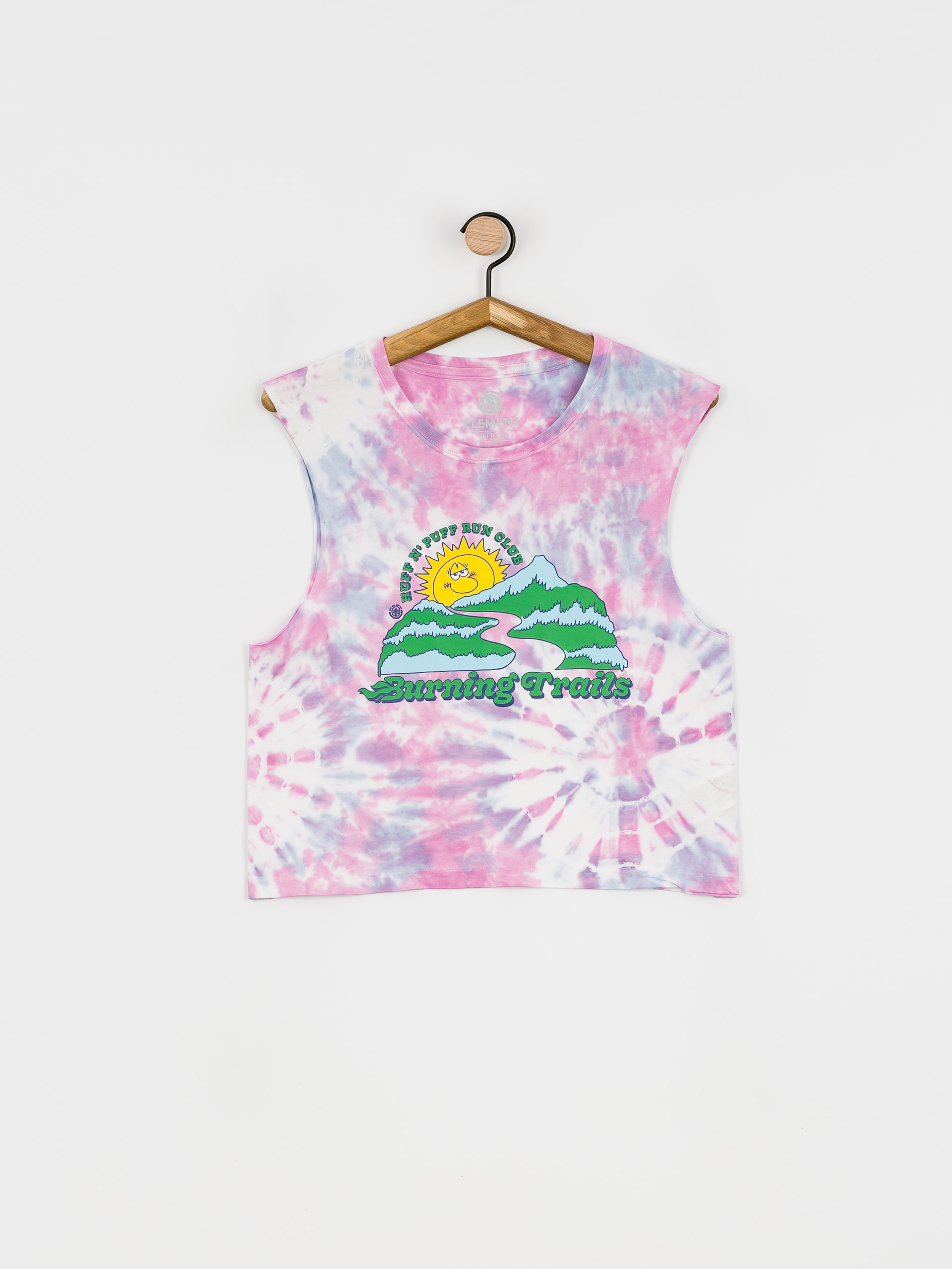 Element Koszulka Burning Trails Muscl póló Wmn (tie dye purp)
