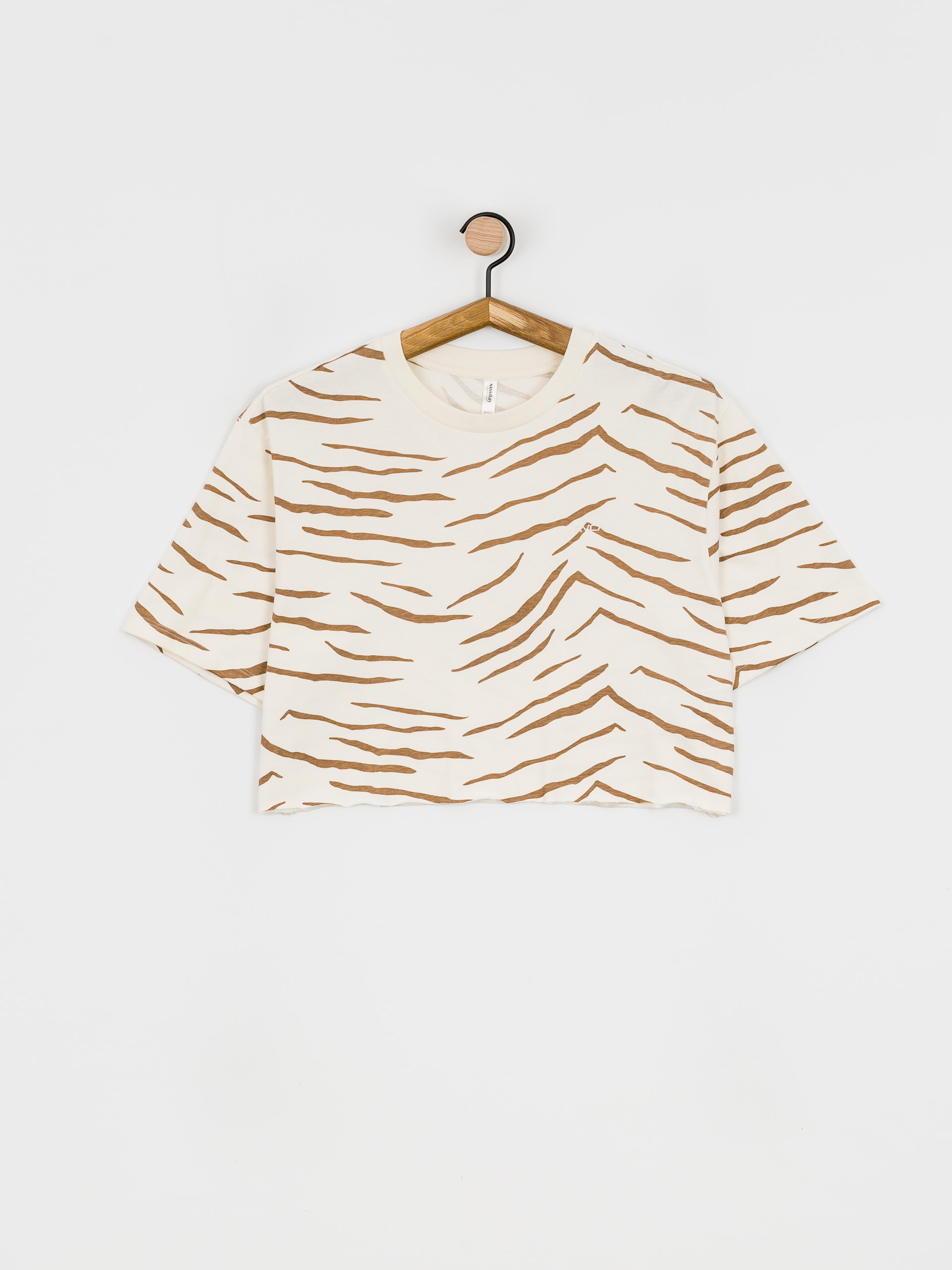 RVCA Test Drive Crop póló Wmn (wood)