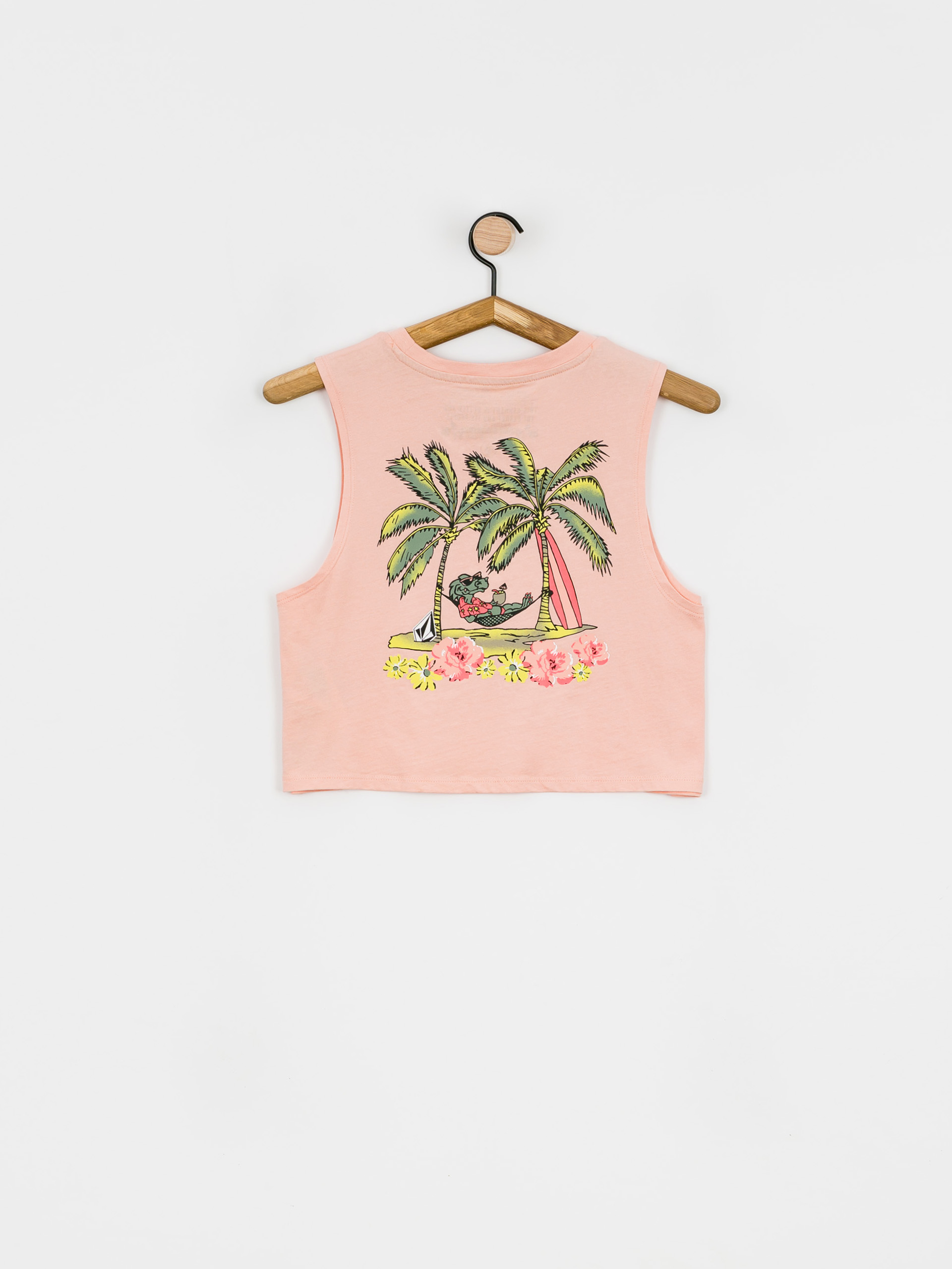 Volcom Stone Hour Crop póló Wmn (hazey pink)