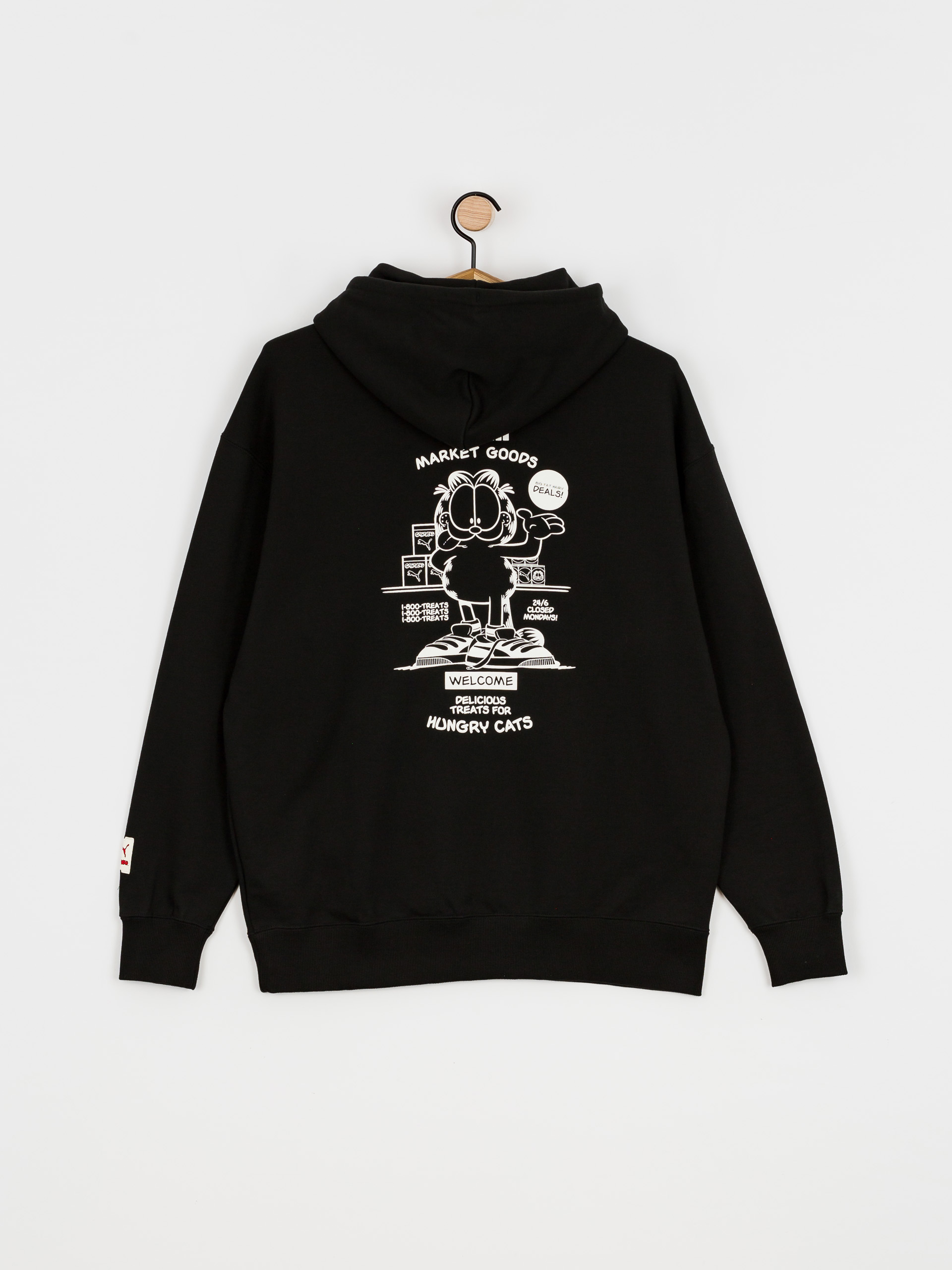 Puma X Garfield HD Kapucnis pulóver (puma black)