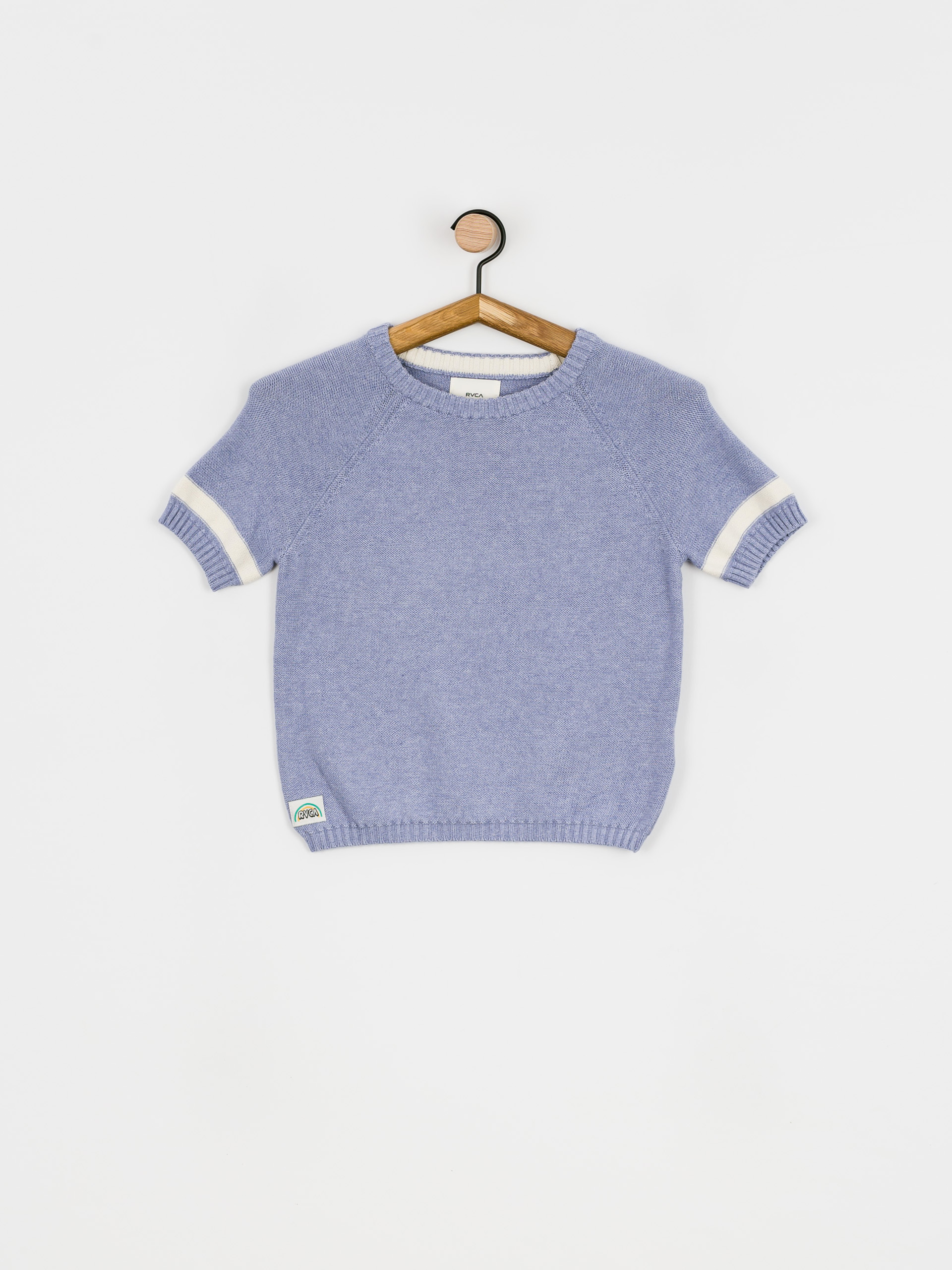 RVCA Goals Sweater Pulóver Wmn (grey purple)