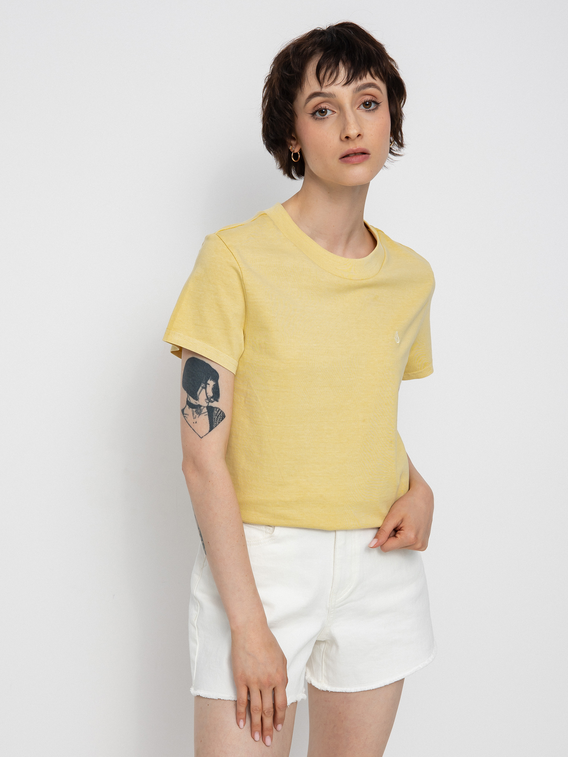 Volcom Solid Stone Emb póló Wmn (wheat)
