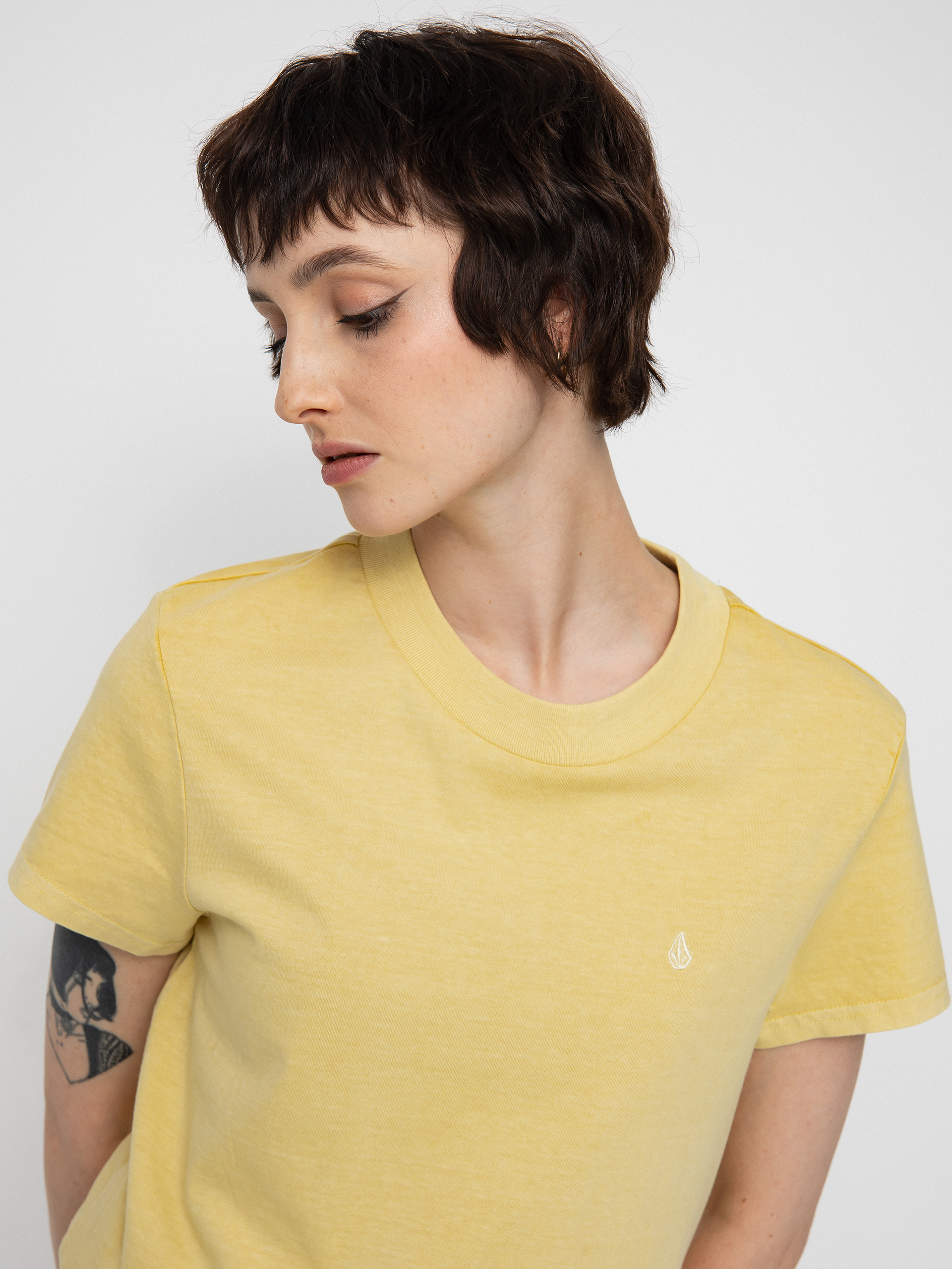 Volcom Solid Stone Emb póló Wmn (wheat)