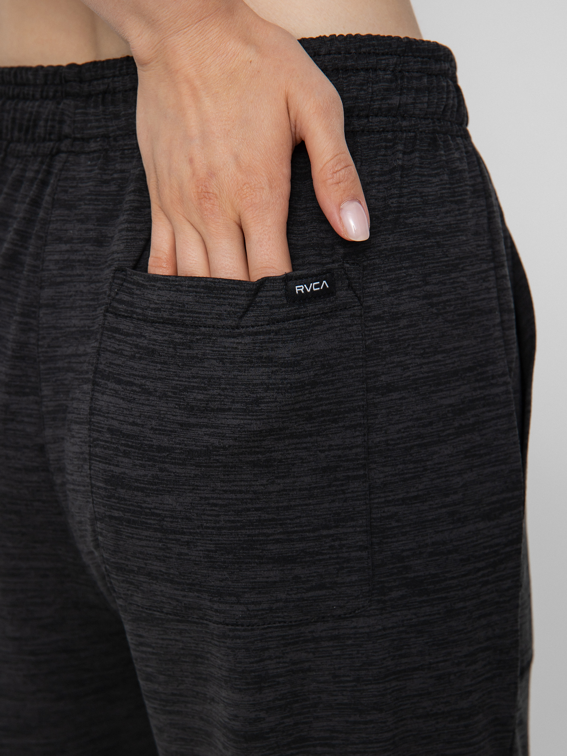 RVCA Womens C Able Kisnadrág Wmn (black heather)