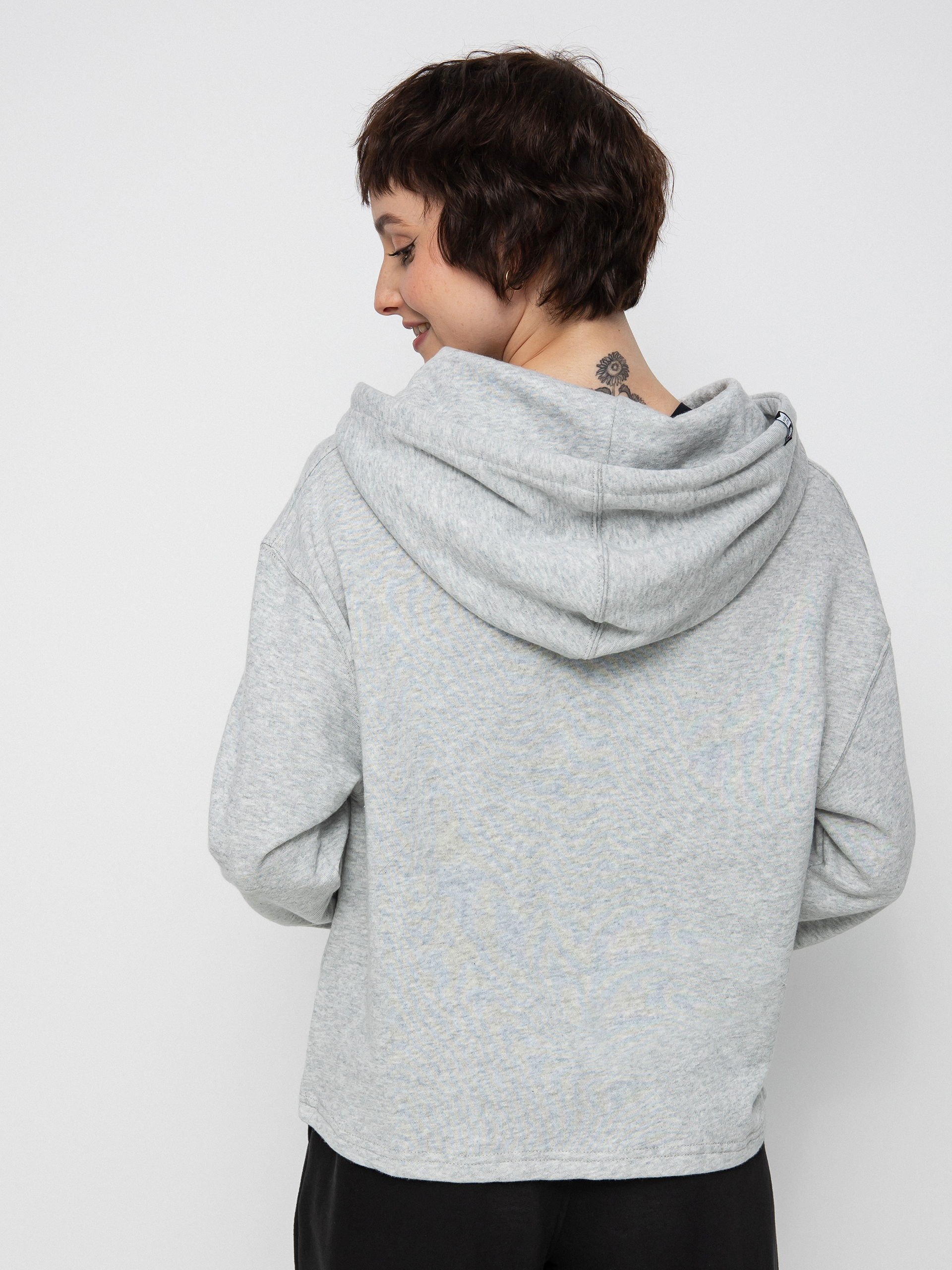 Salty Crew Sand Set Crop Kapucnis pulóver Wmn (athletic heather)