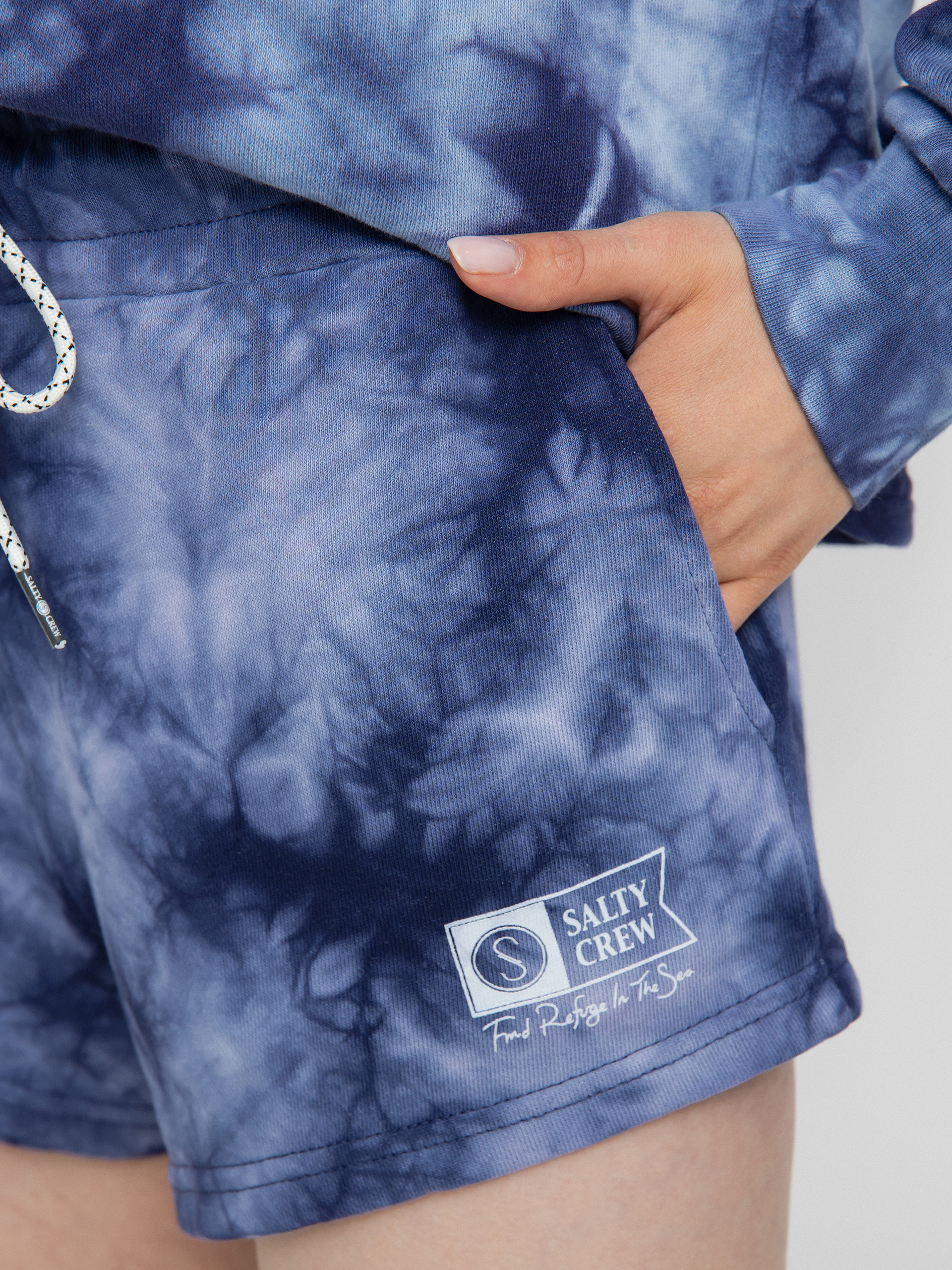 Salty Crew Sand Set Rövidnadrág Wmn (navy tie dye)