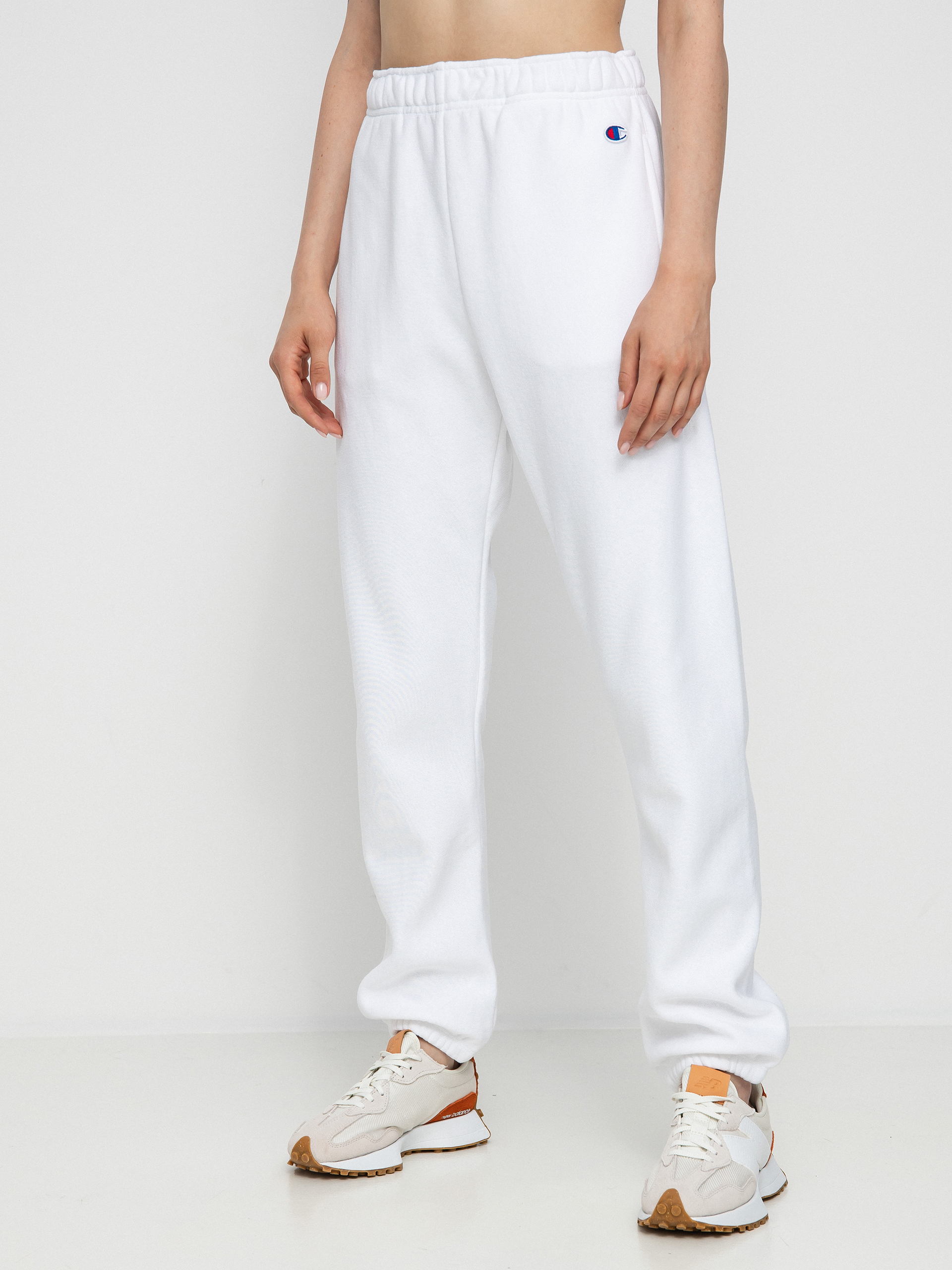 Champion Elastic Cuff Pants 115098 Kisnadru00e1g Wmn (wht)