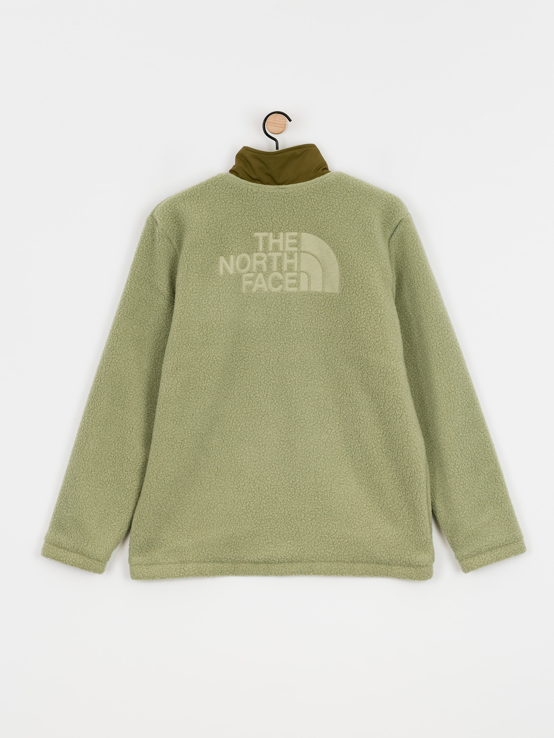 Férfi The North Face Bleaklow Polár pulóver (tea green/military olive)
