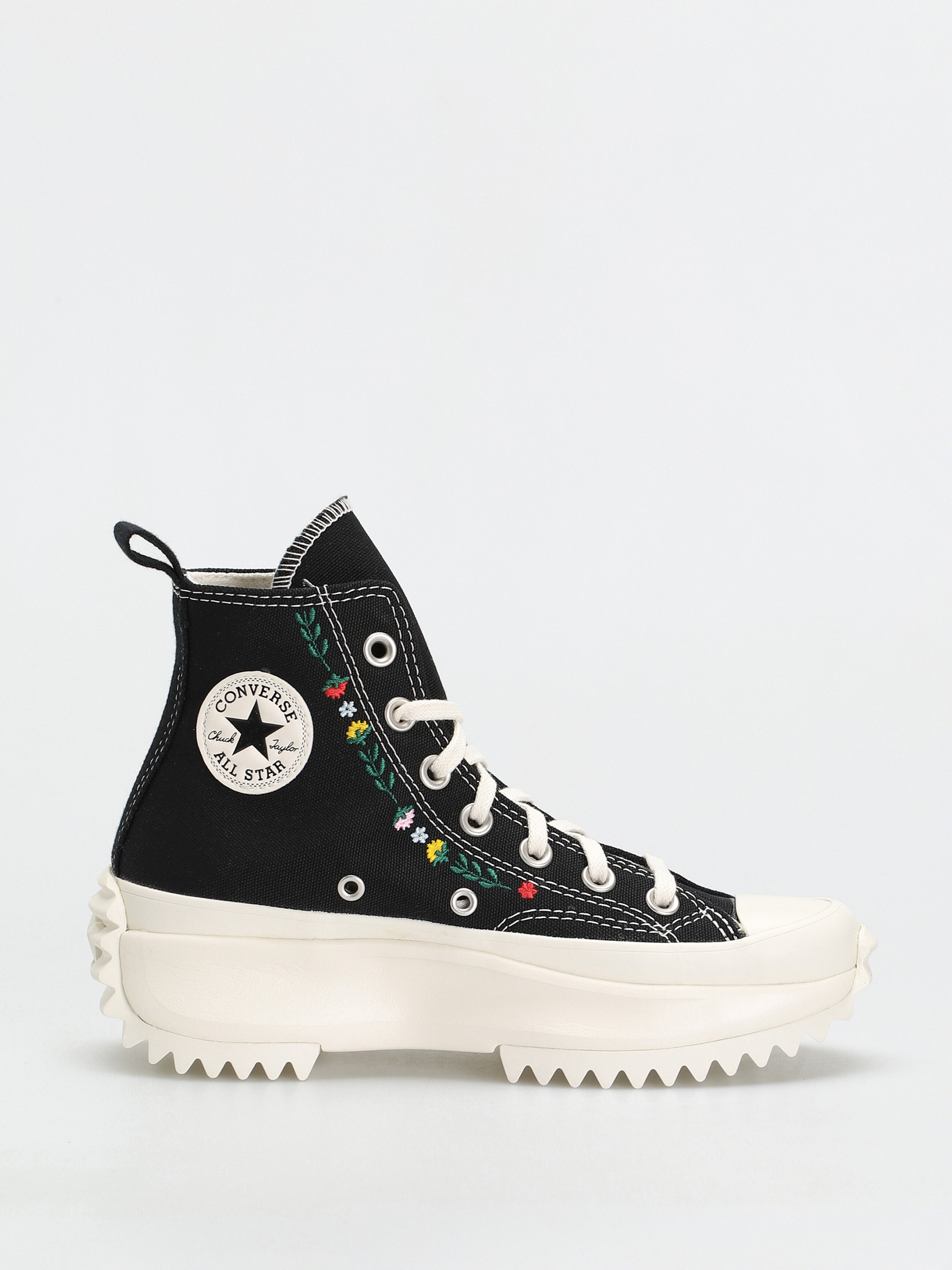 Converse Run Star Hike Hi Cipők (black/egret)