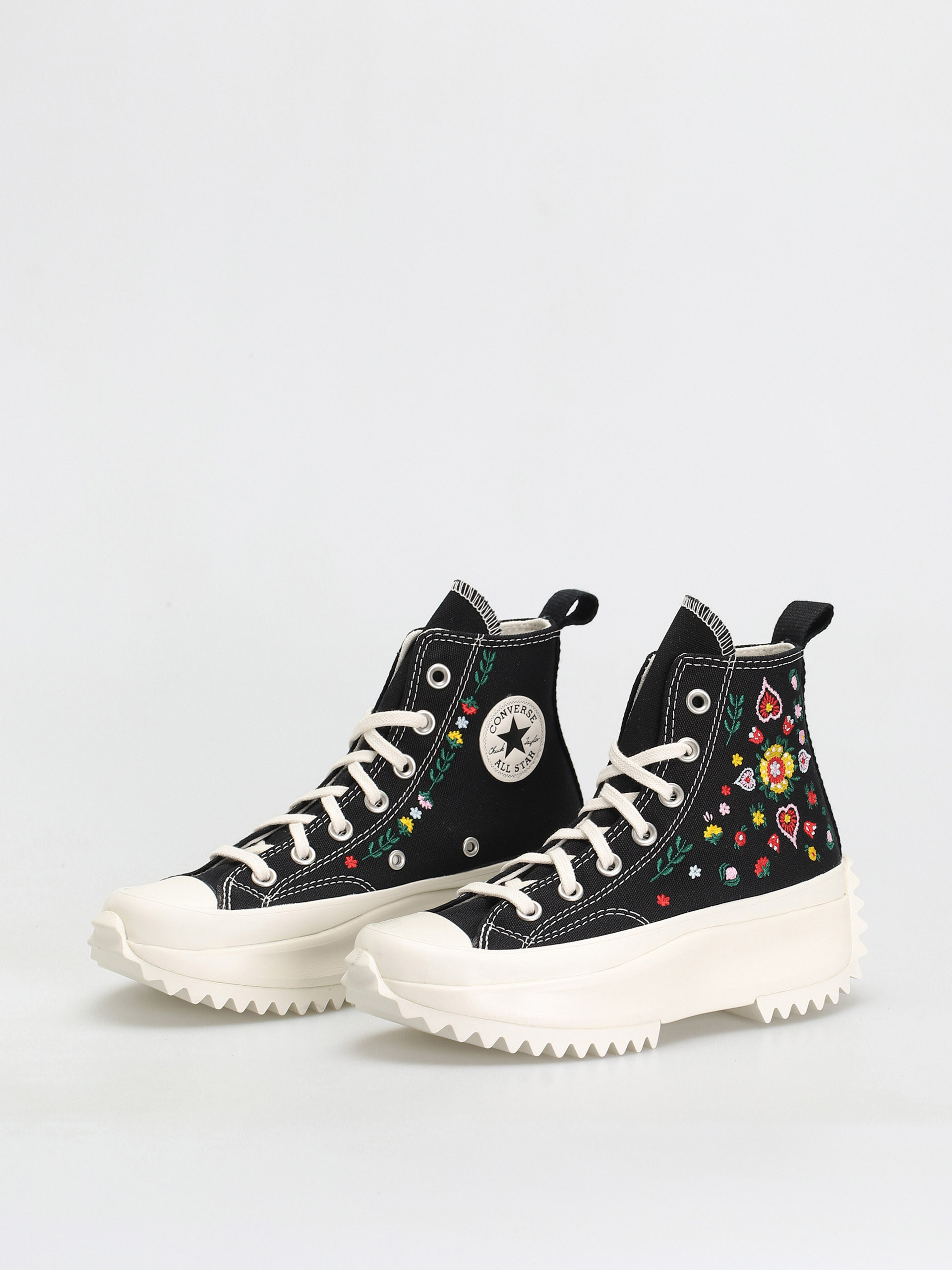 Converse Run Star Hike Hi Cipők (black/egret)