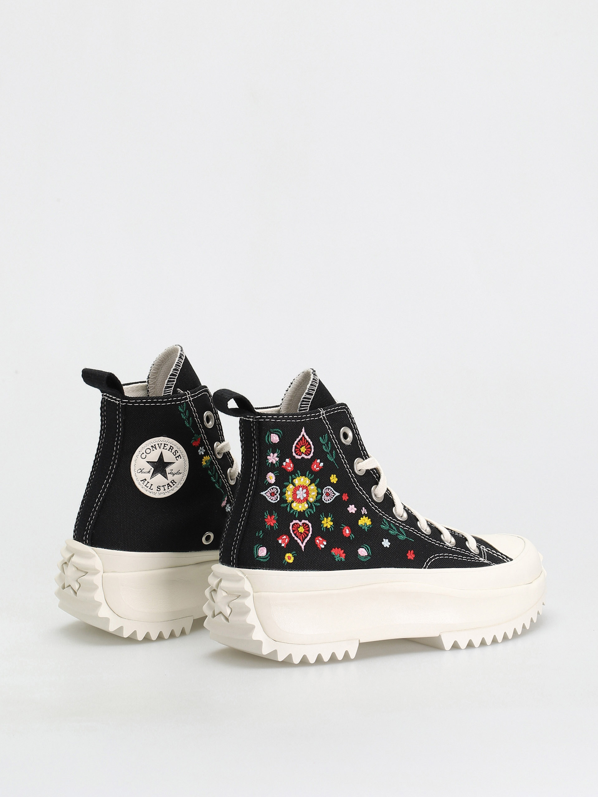 Converse Run Star Hike Hi Cipők (black/egret)