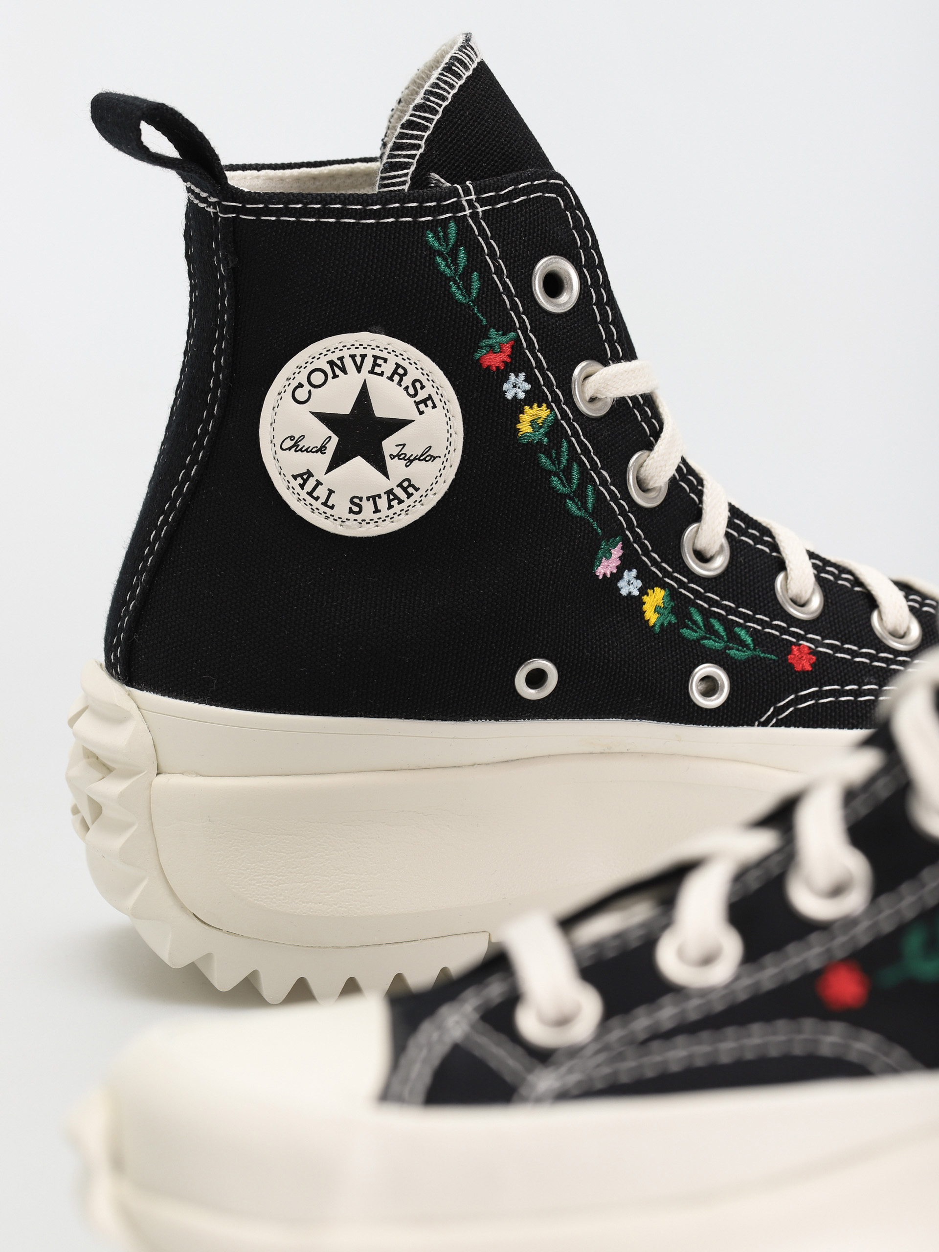Converse Run Star Hike Hi Cipők (black/egret)