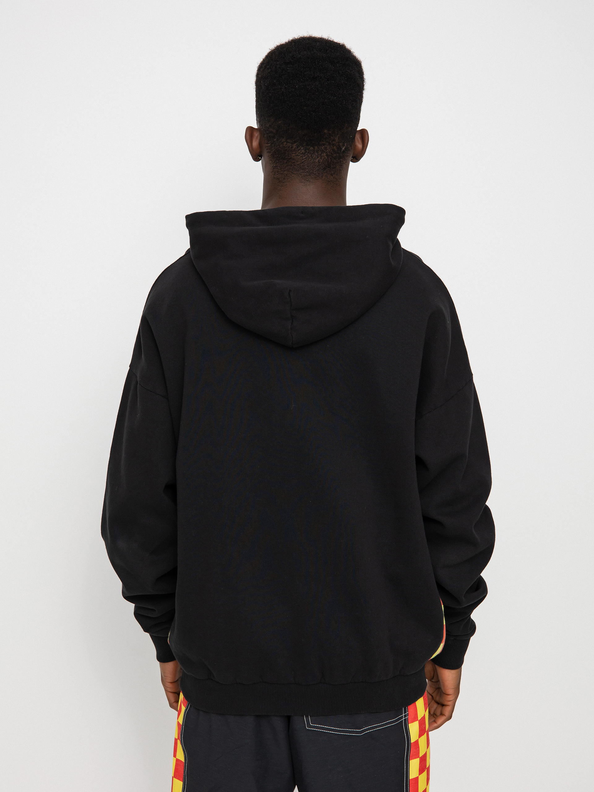 Quiksilver X Stranger Things Surfer Boy Checker HD Kapucnis pulóver (black)