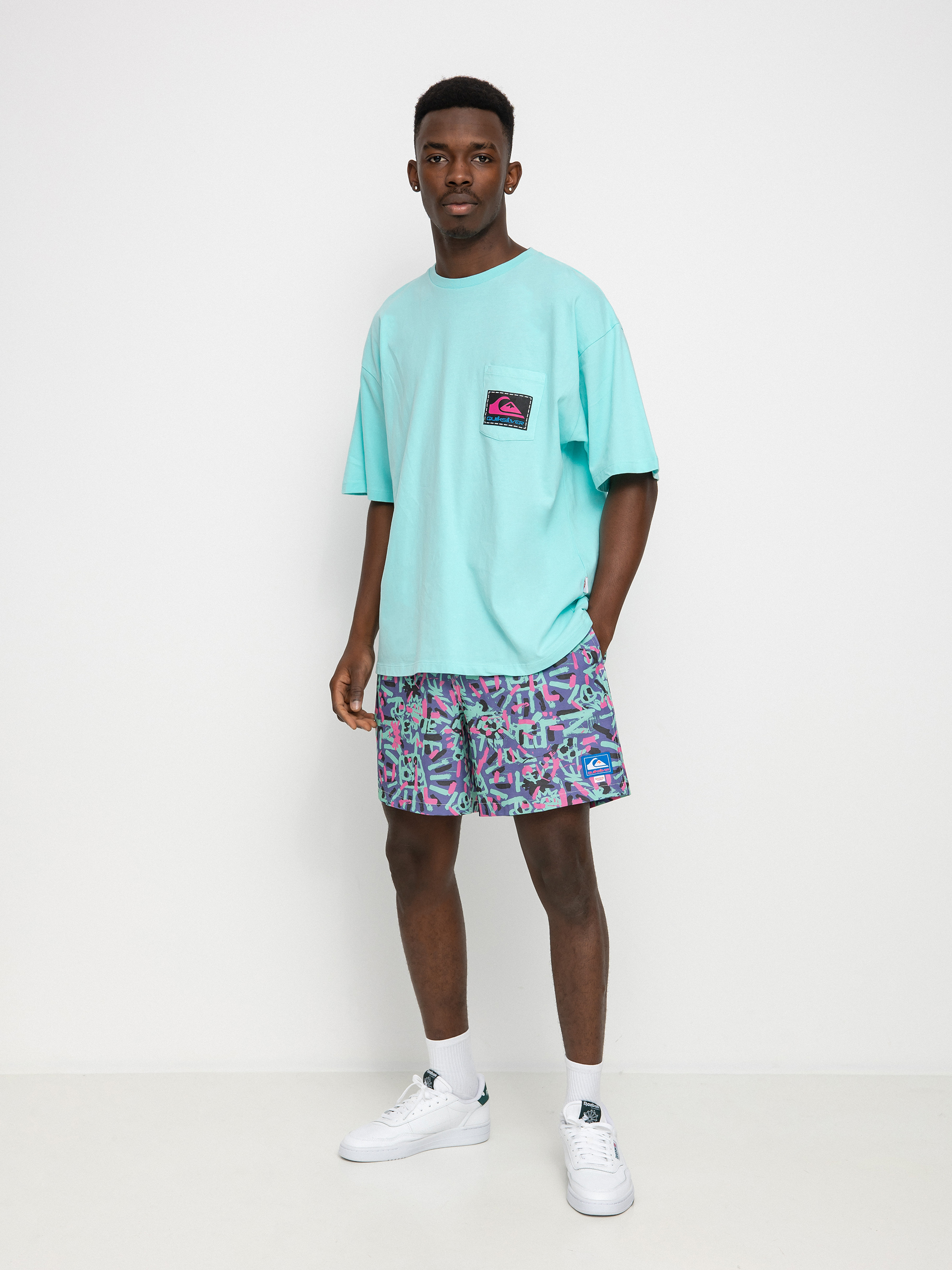 Quiksilver X Stranger Things Rainbow póló (little boy blue)