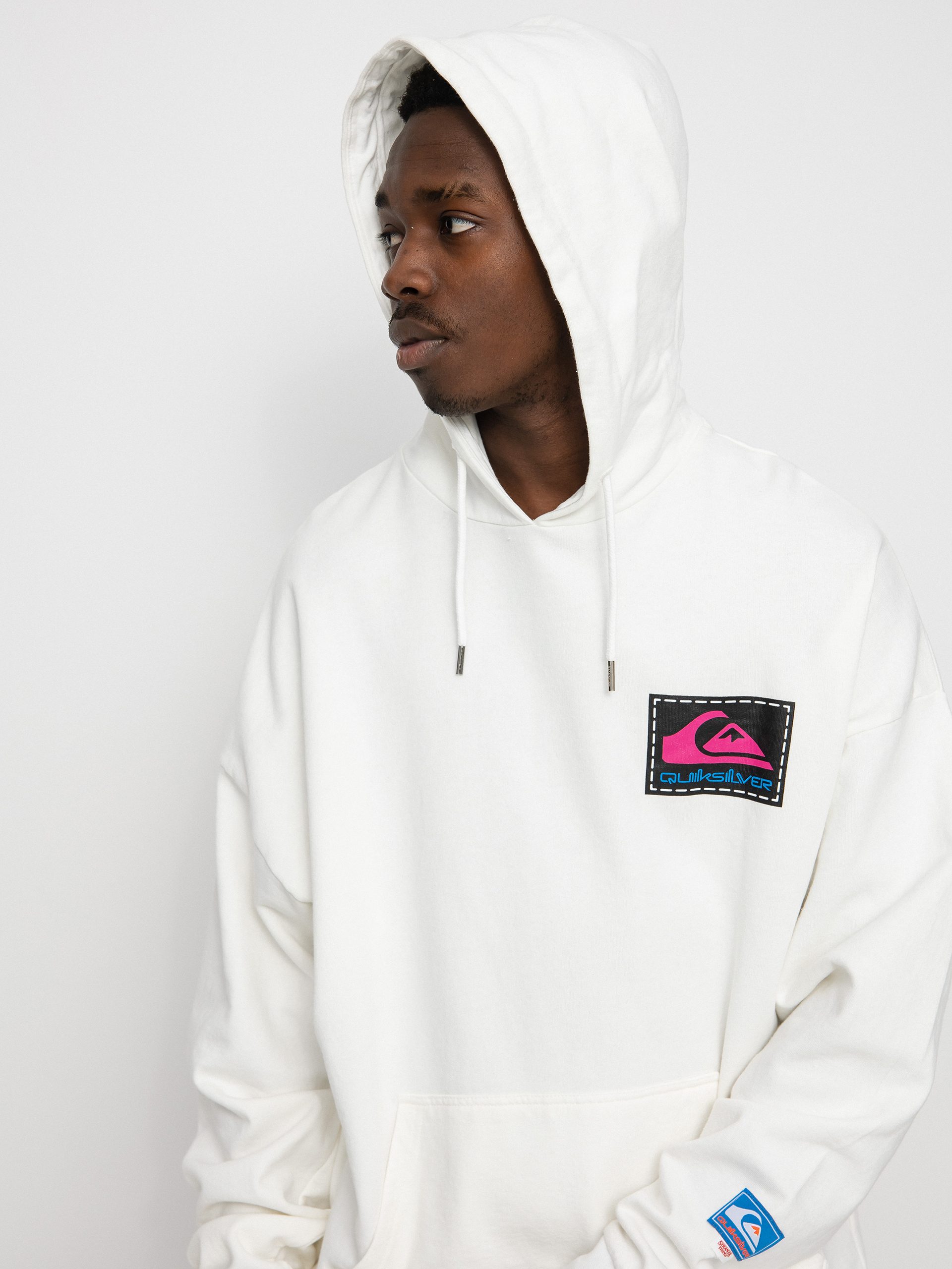 Quiksilver X Stranger Things Rainbow HD Kapucnis pulóver (white)