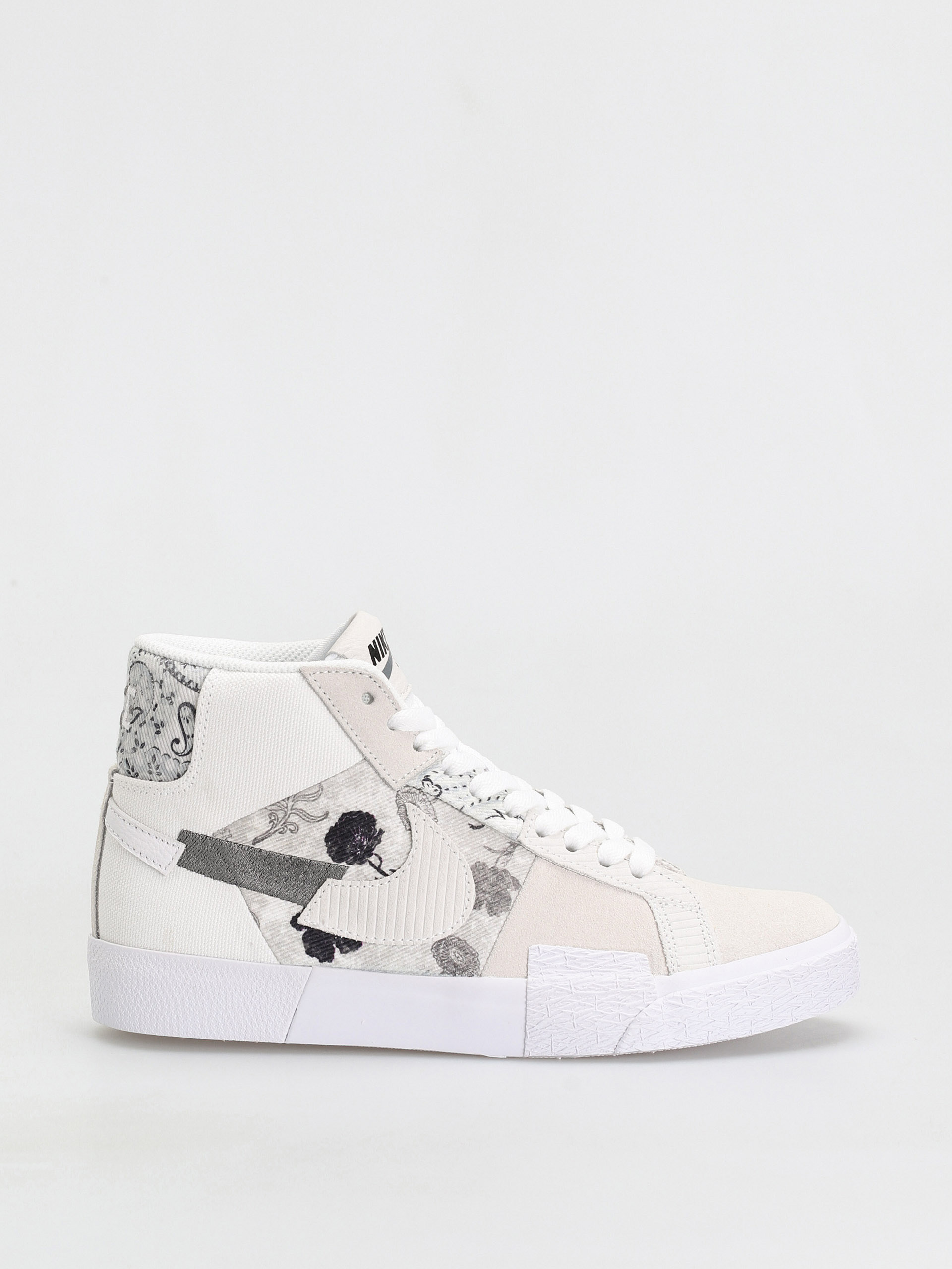 Nike SB Zoom Blazer Mid Premium Cipők (white/smoke grey white pure platinum)