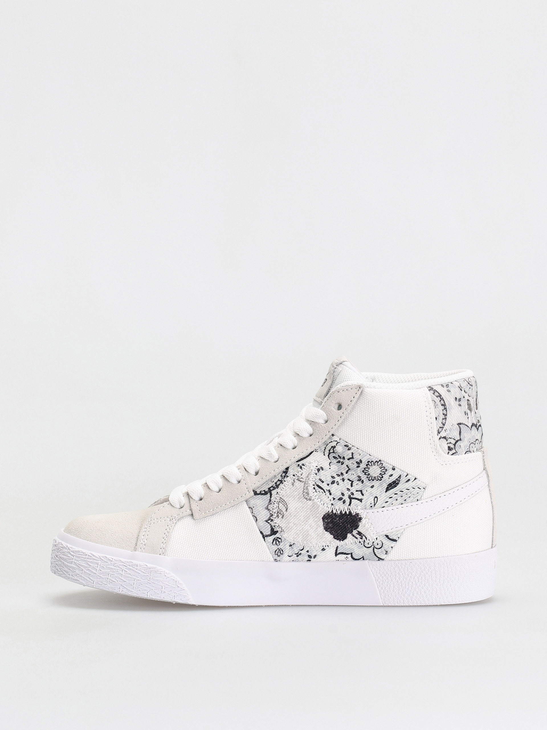 Nike SB Zoom Blazer Mid Premium Cipők (white/smoke grey white pure platinum)