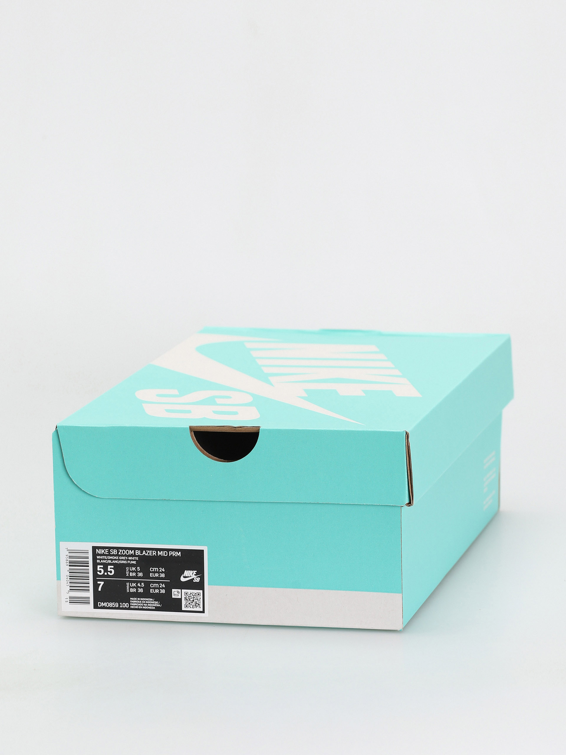 Nike SB Zoom Blazer Mid Premium Cipők (white/smoke grey white pure platinum)