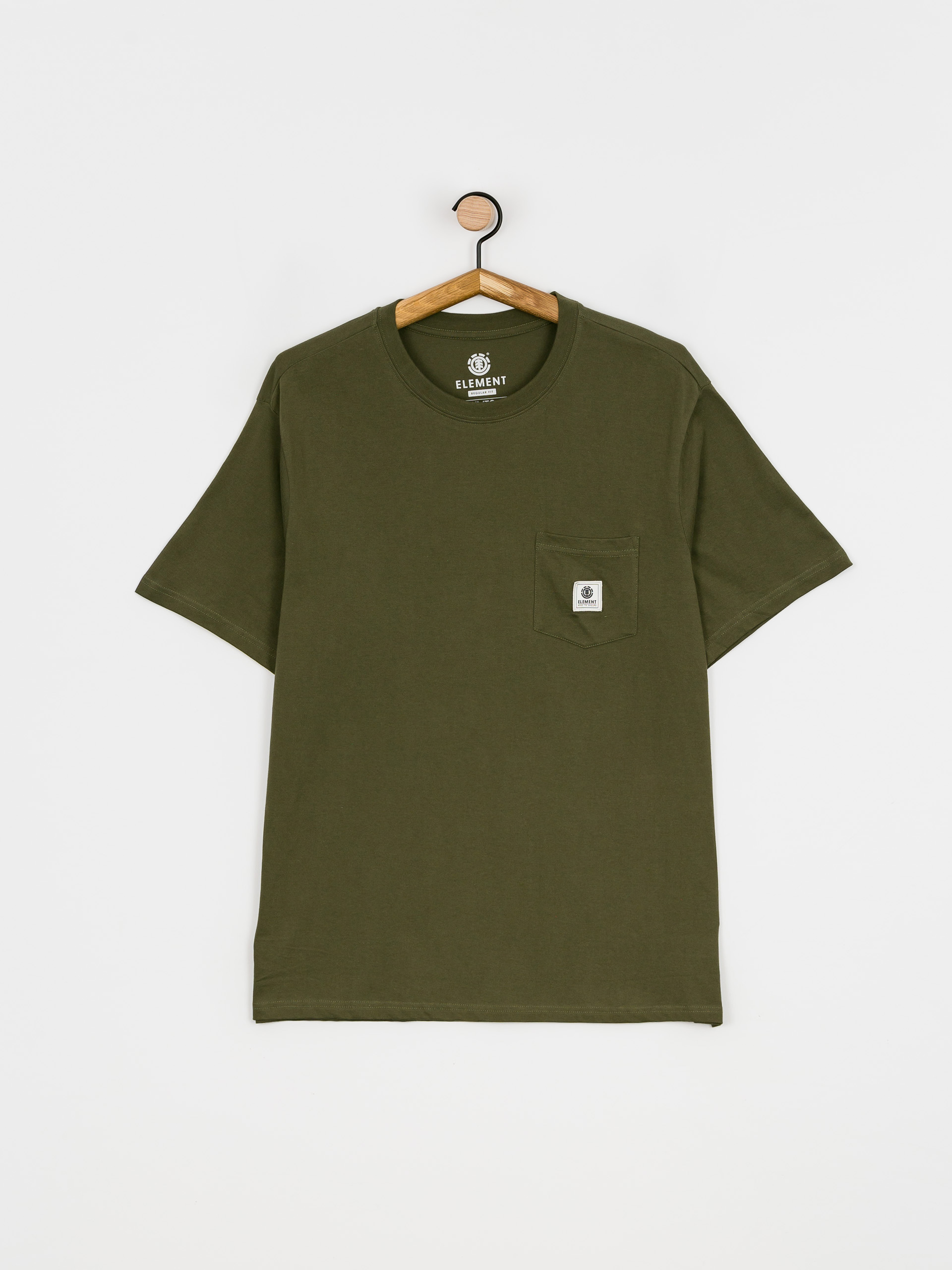 Element Basic Pocket Label póló (army)