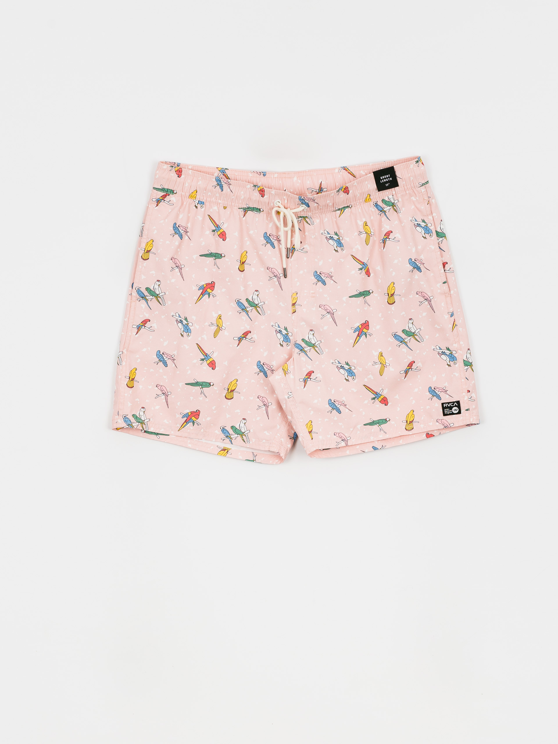 RVCA Lp X Klw Elastic Boardshort (pink)