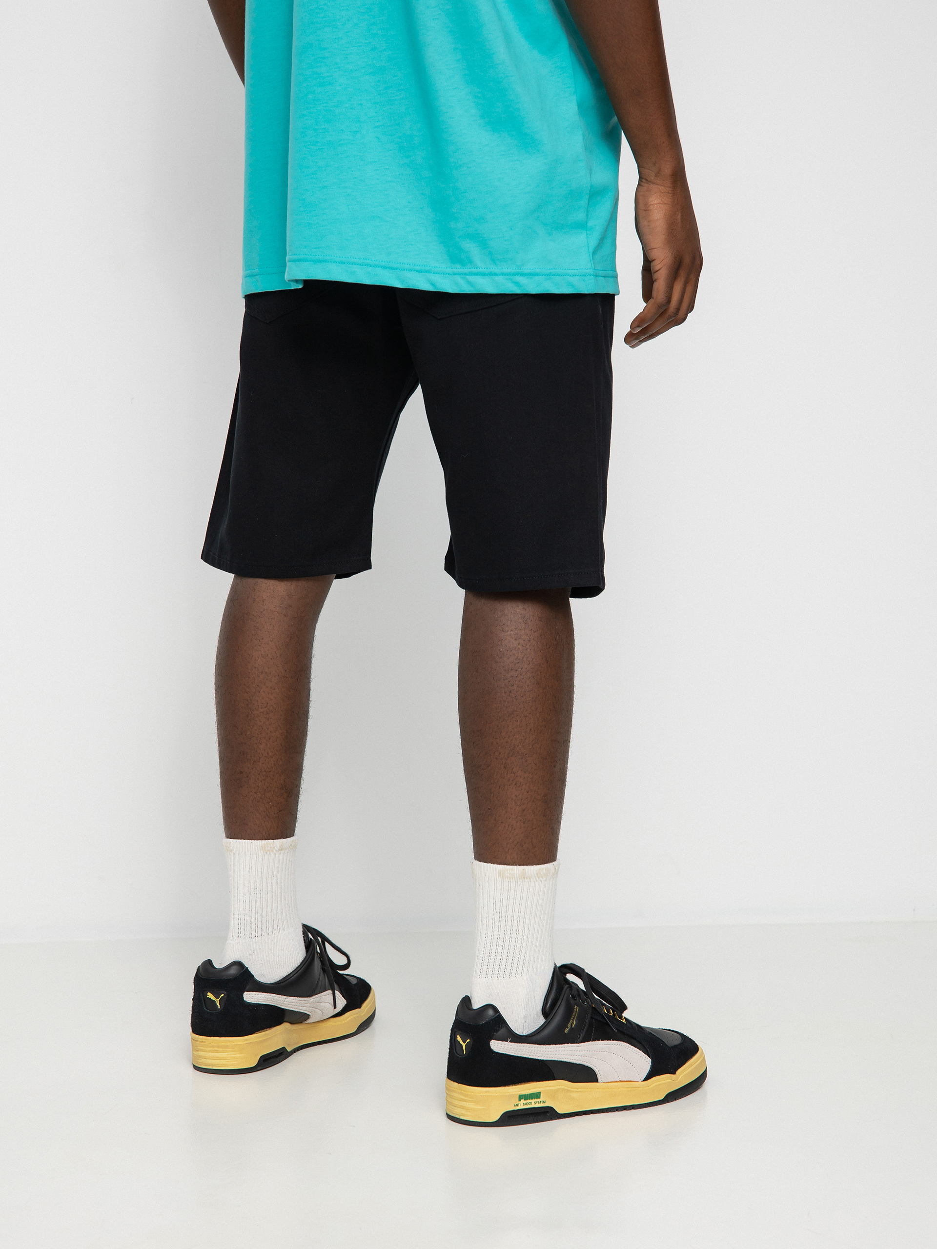 MassDnm Signatur Straight Fit Rövidnadrág (signature black)