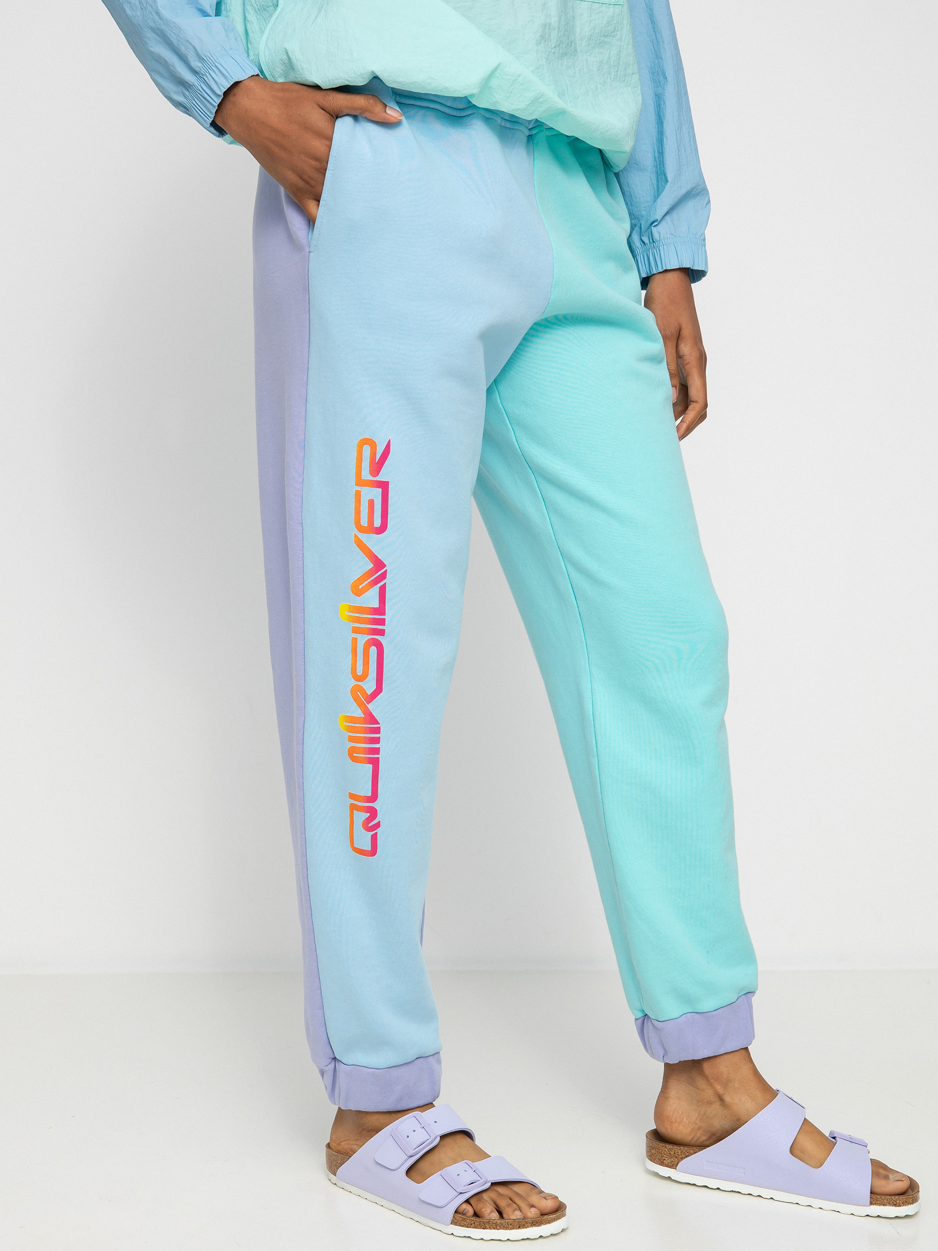 Quiksilver X Stranger Things Lenora Kisnadrág Wmn (airy blue)