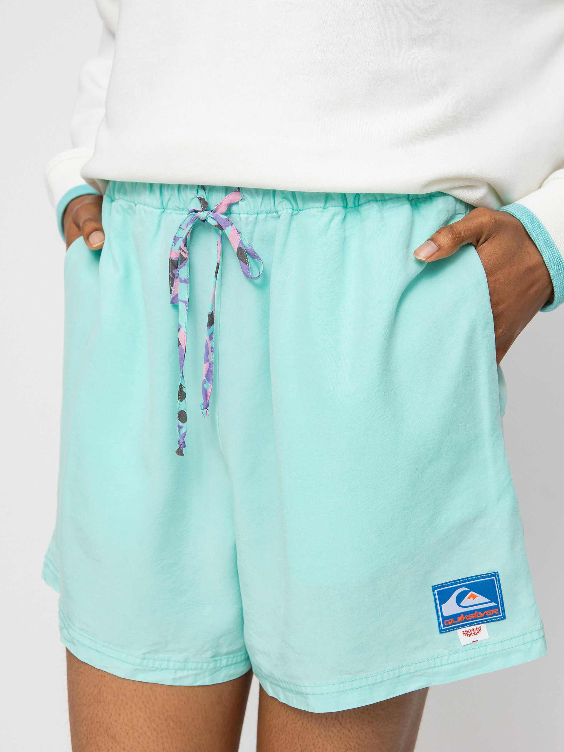 Quiksilver X Stranger Things Lenora Rövidnadrág Wmn (aruba blue)