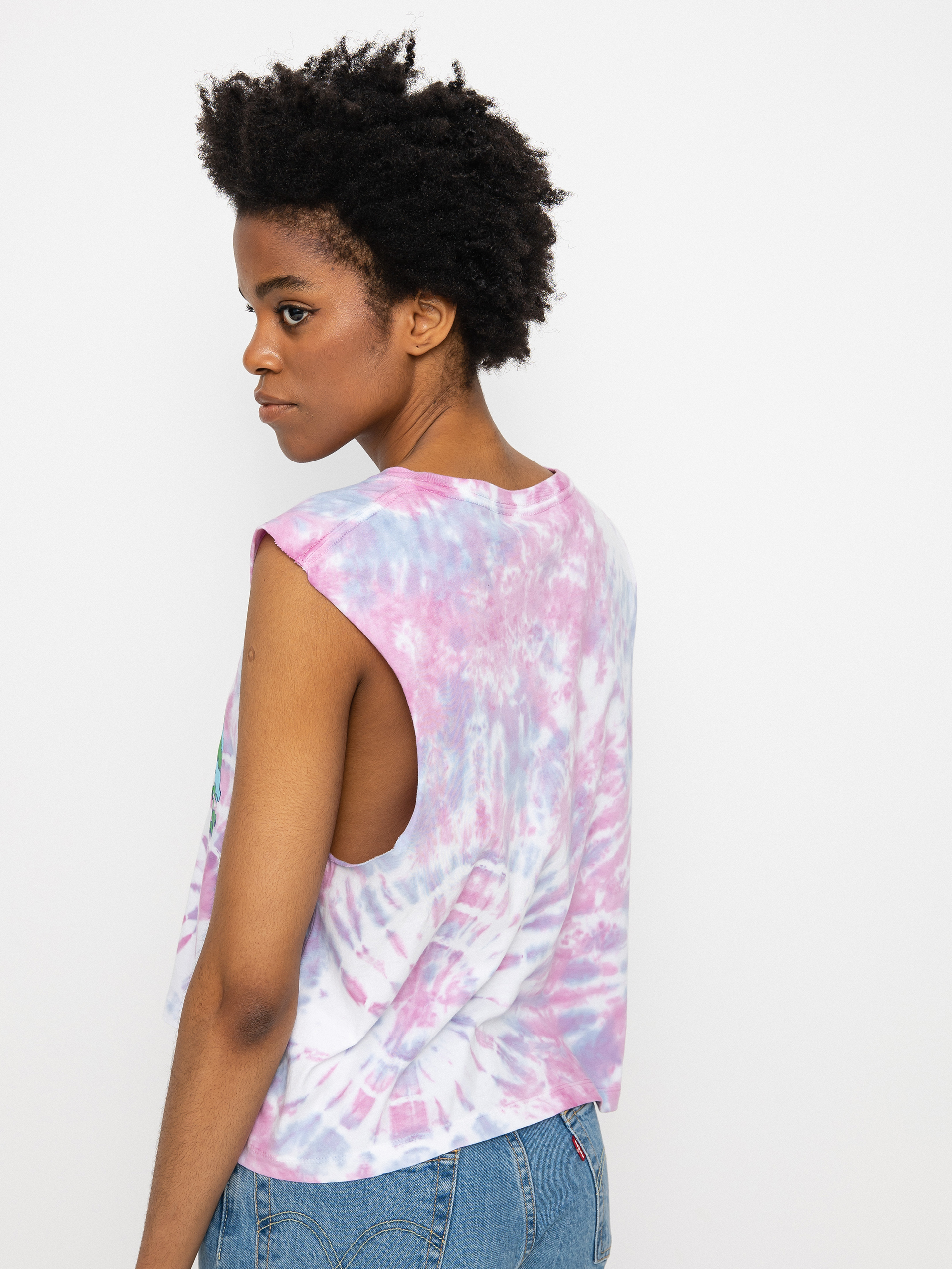 Element Koszulka Burning Trails Muscl póló Wmn (tie dye purp)