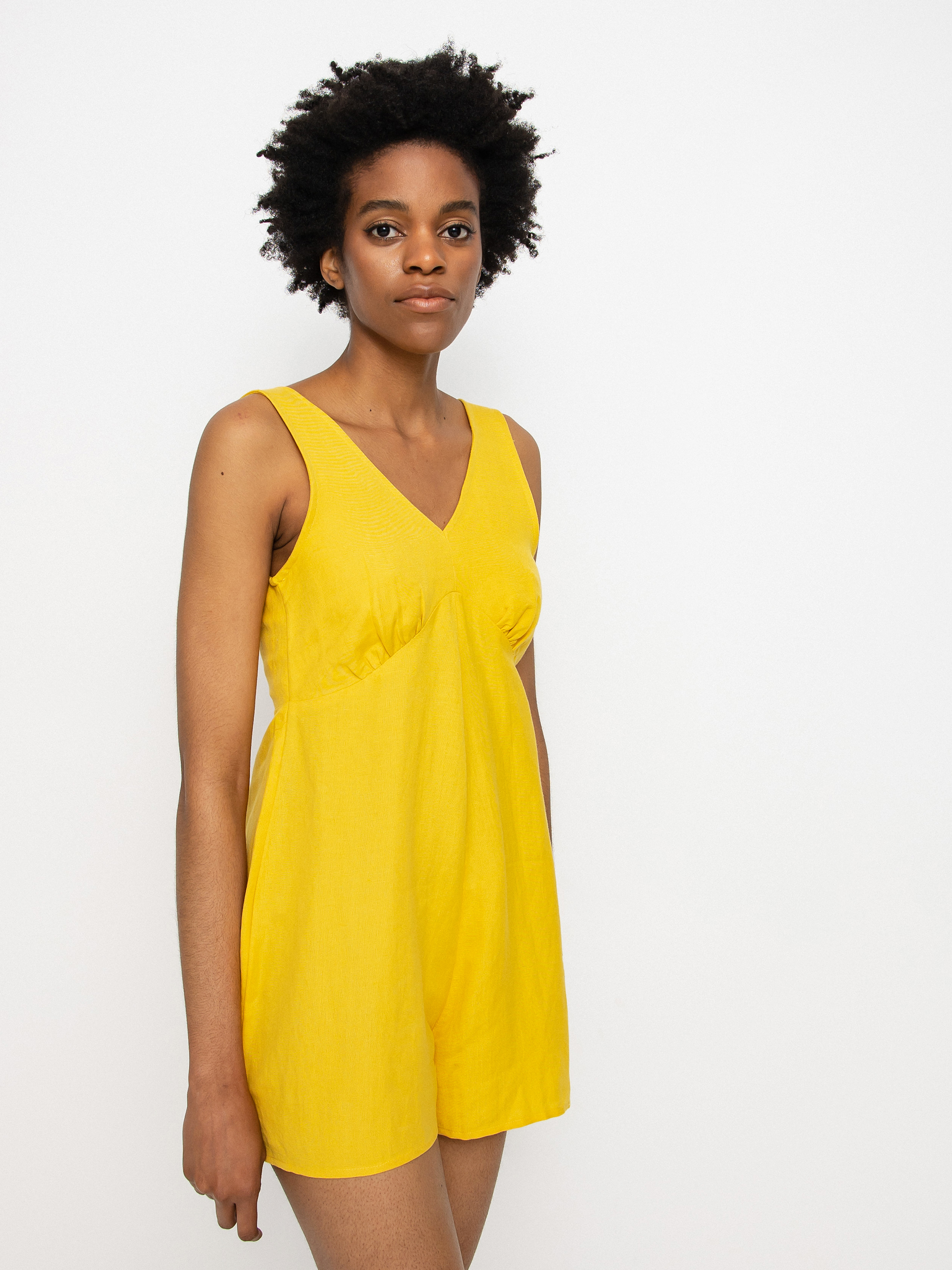 RVCA Linen Shifty Ruha Wmn (gold)