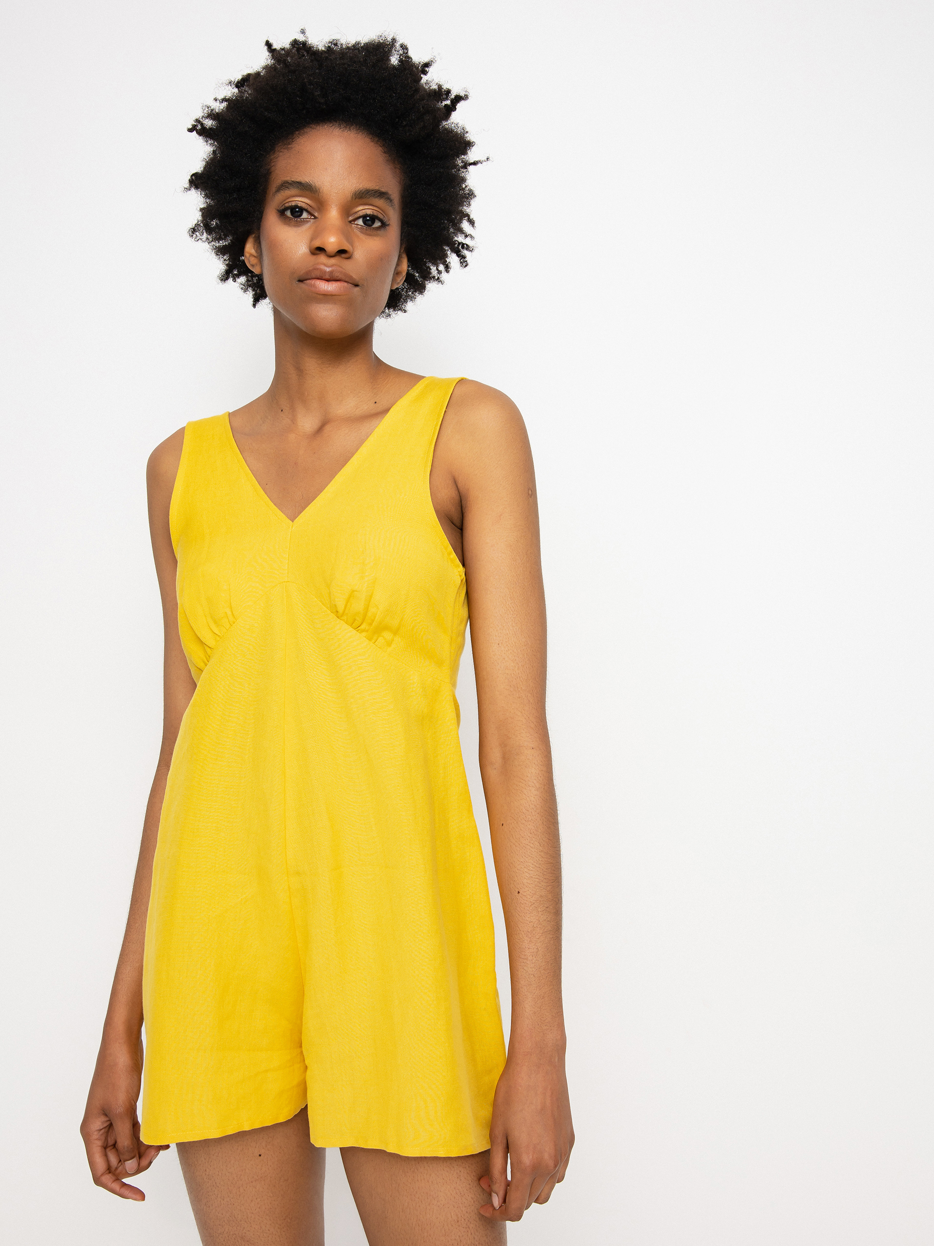 RVCA Linen Shifty Ruha Wmn (gold)