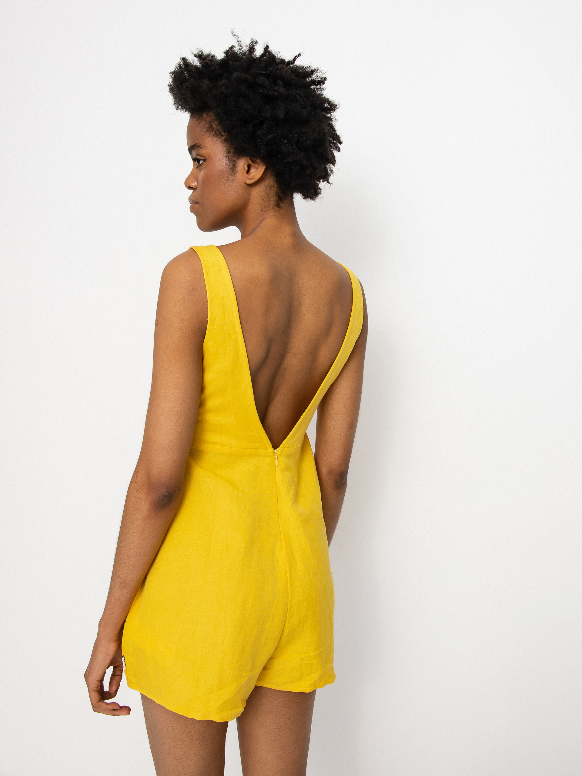 RVCA Linen Shifty Ruha Wmn (gold)