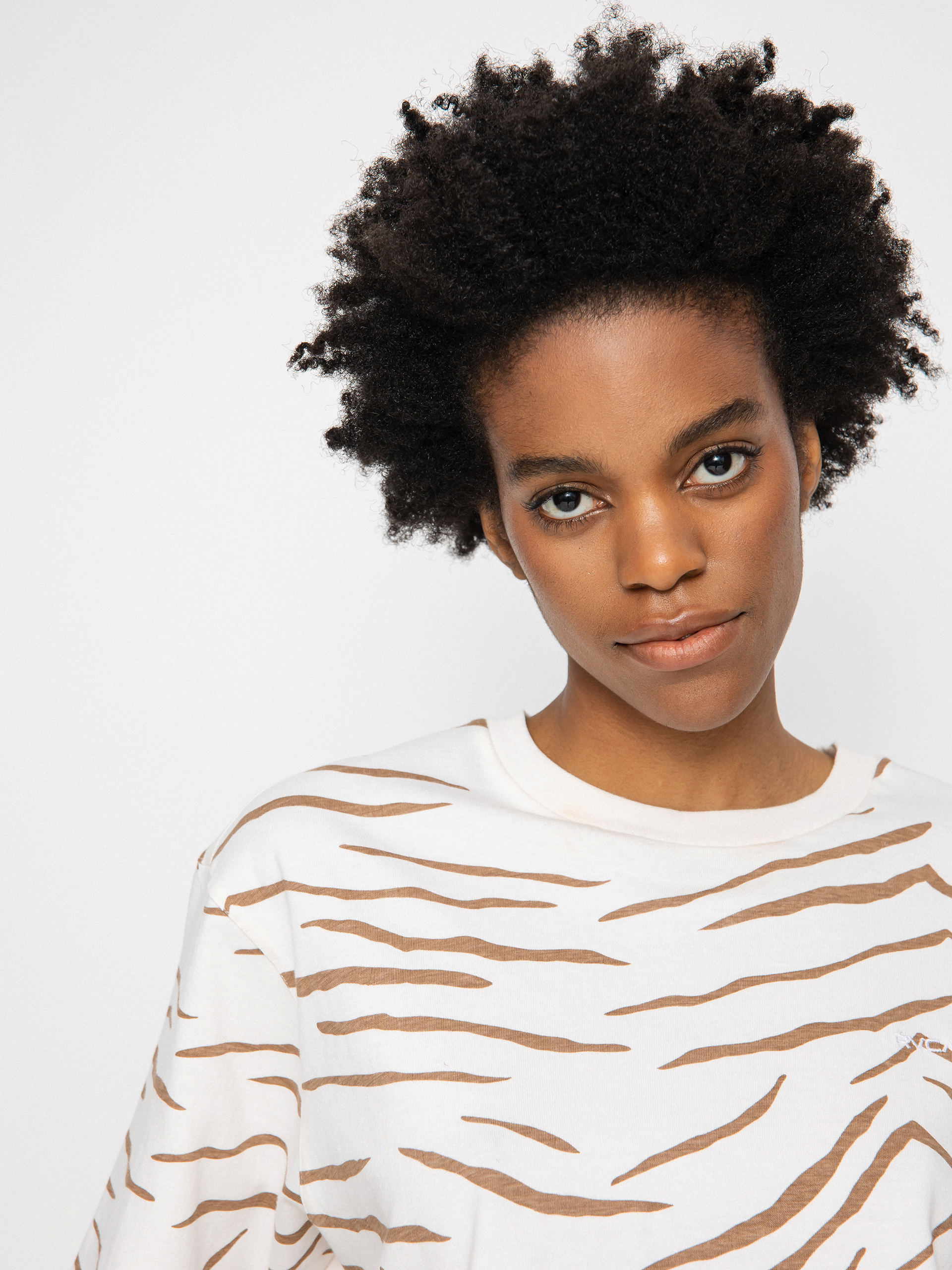 RVCA Test Drive Crop póló Wmn (wood)