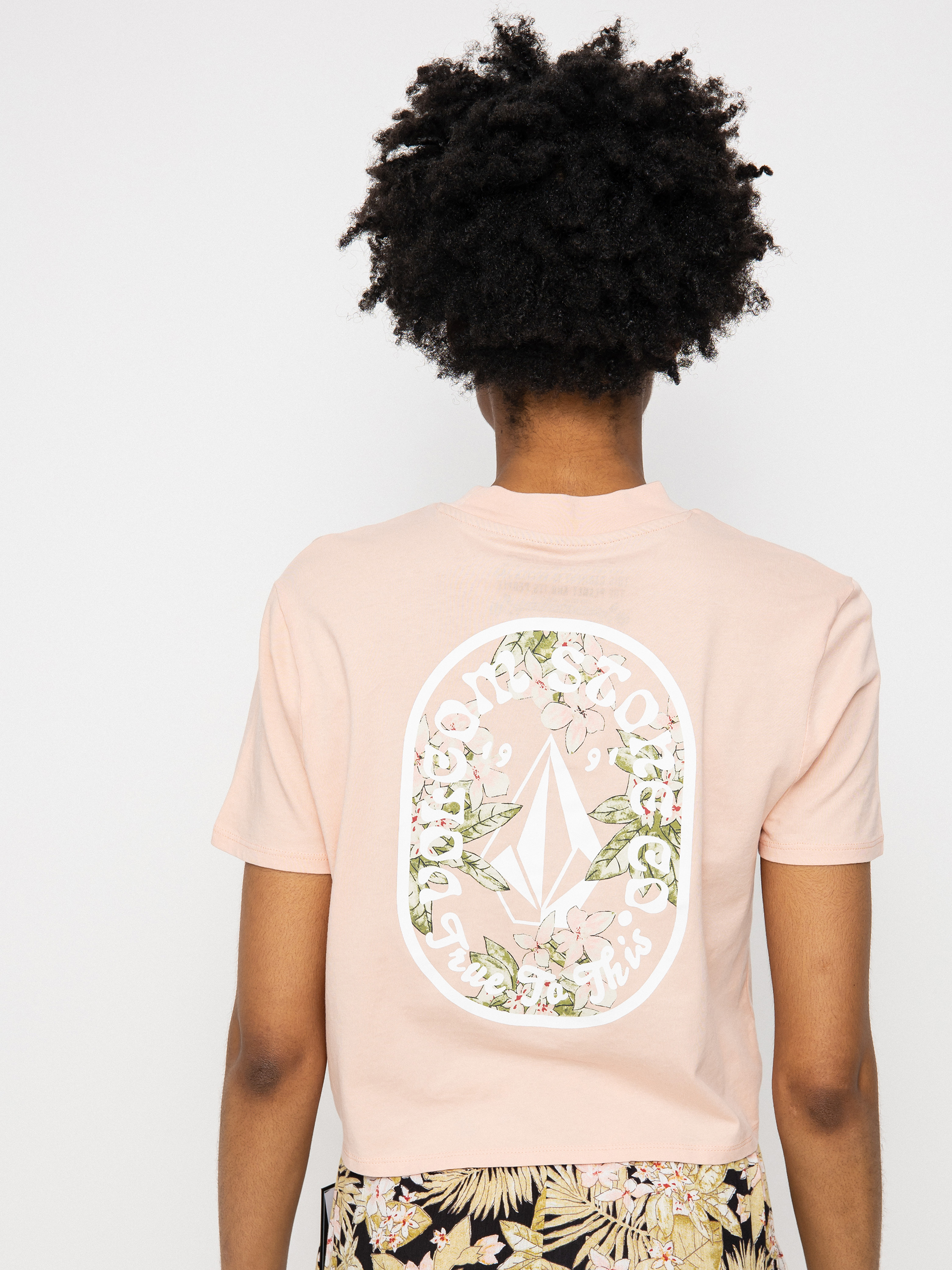 Volcom Pocket Dial póló Wmn (hazey pink)