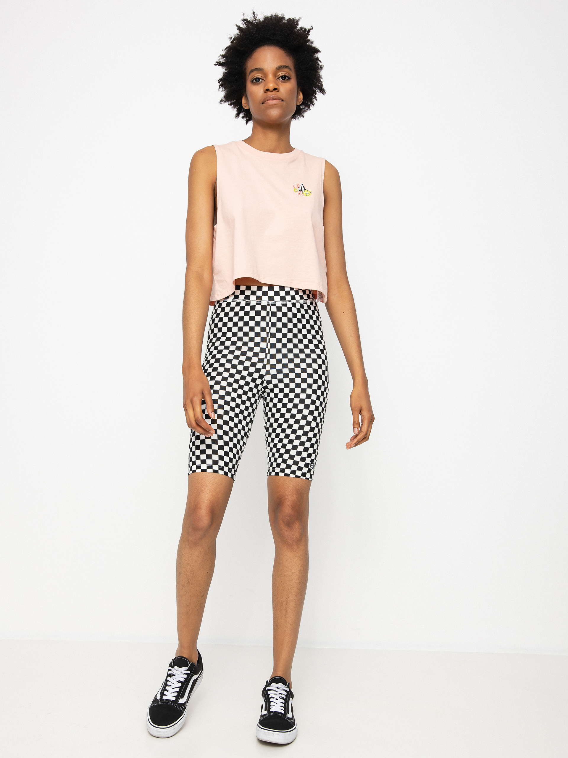 Volcom Stone Hour Crop póló Wmn (hazey pink)