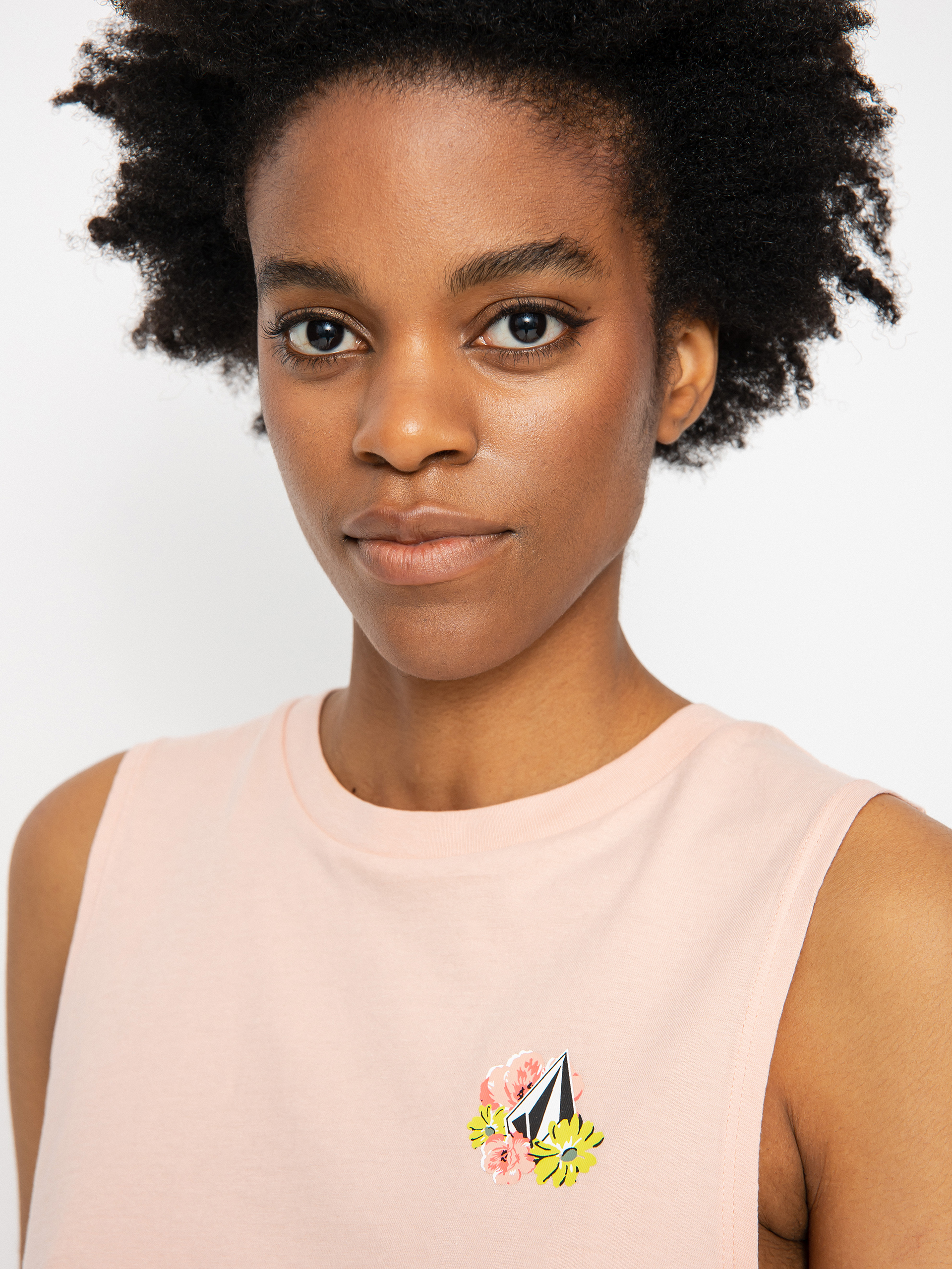 Volcom Stone Hour Crop póló Wmn (hazey pink)