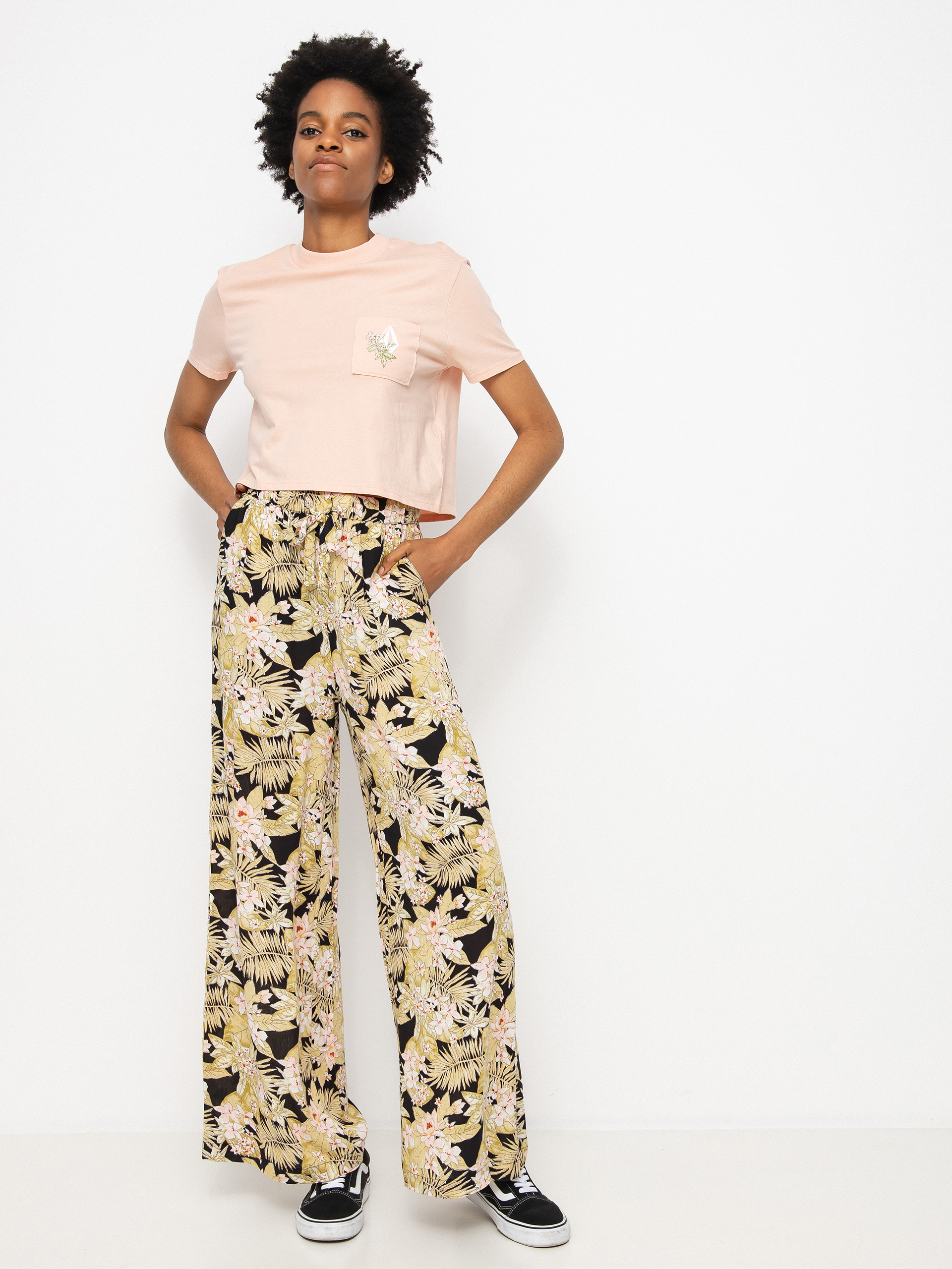 Volcom Frondly Fire Kisnadrág Wmn (black combo)