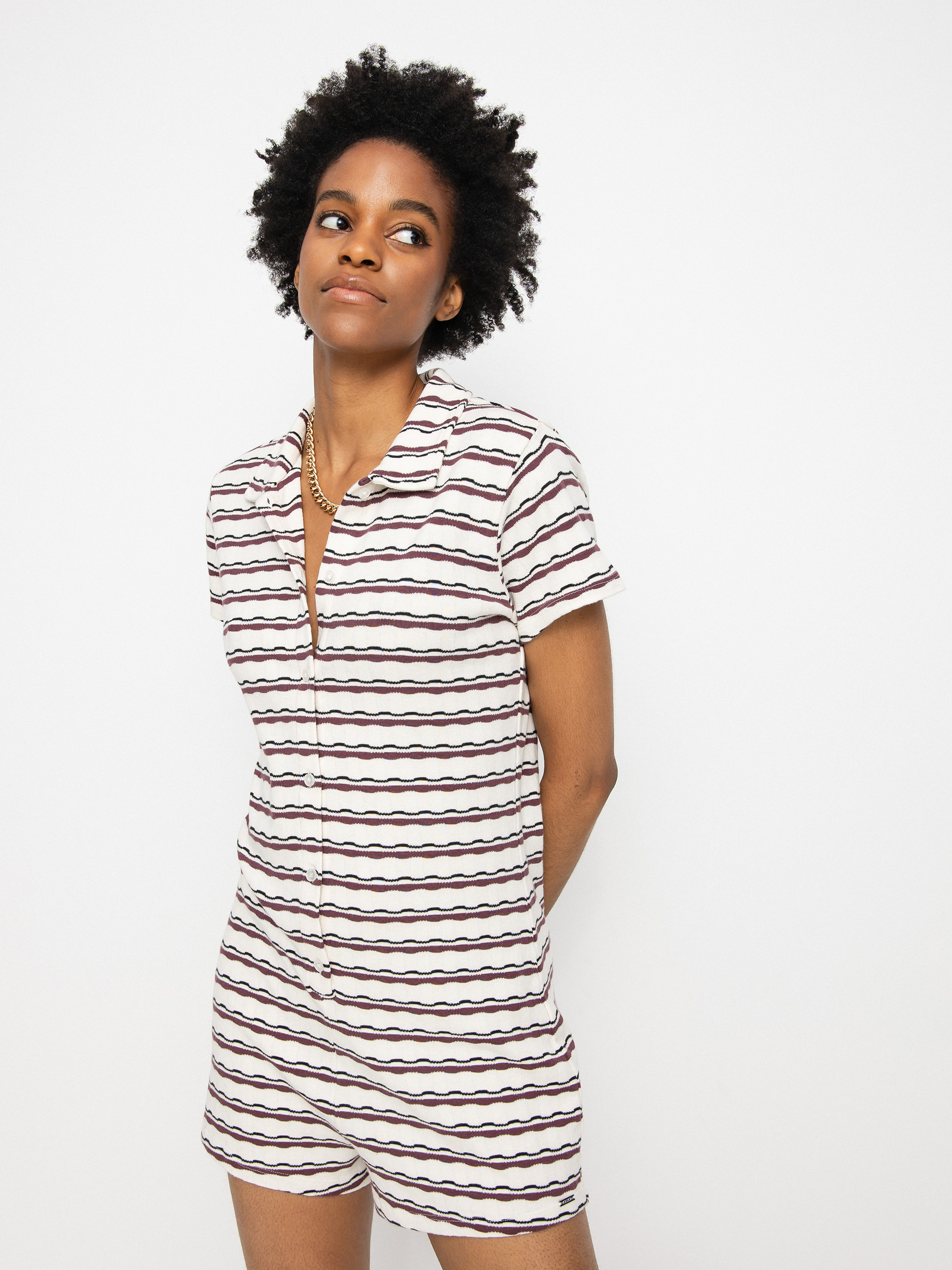 Volcom Coco Ho Romper Ruha Wmn (star white)