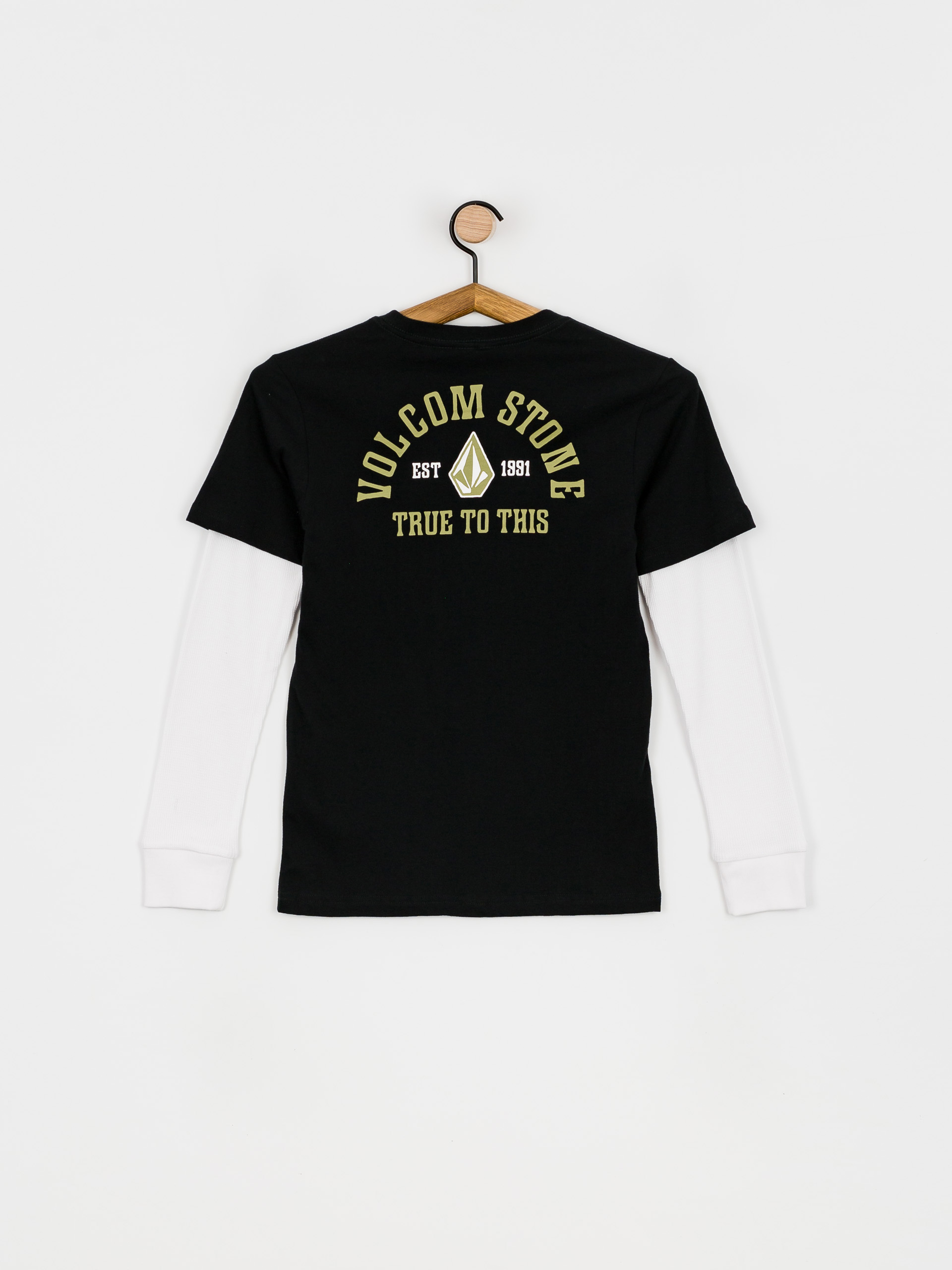 Volcom Ranchamigo Twofer JR Hosszú ujjú felső (black)