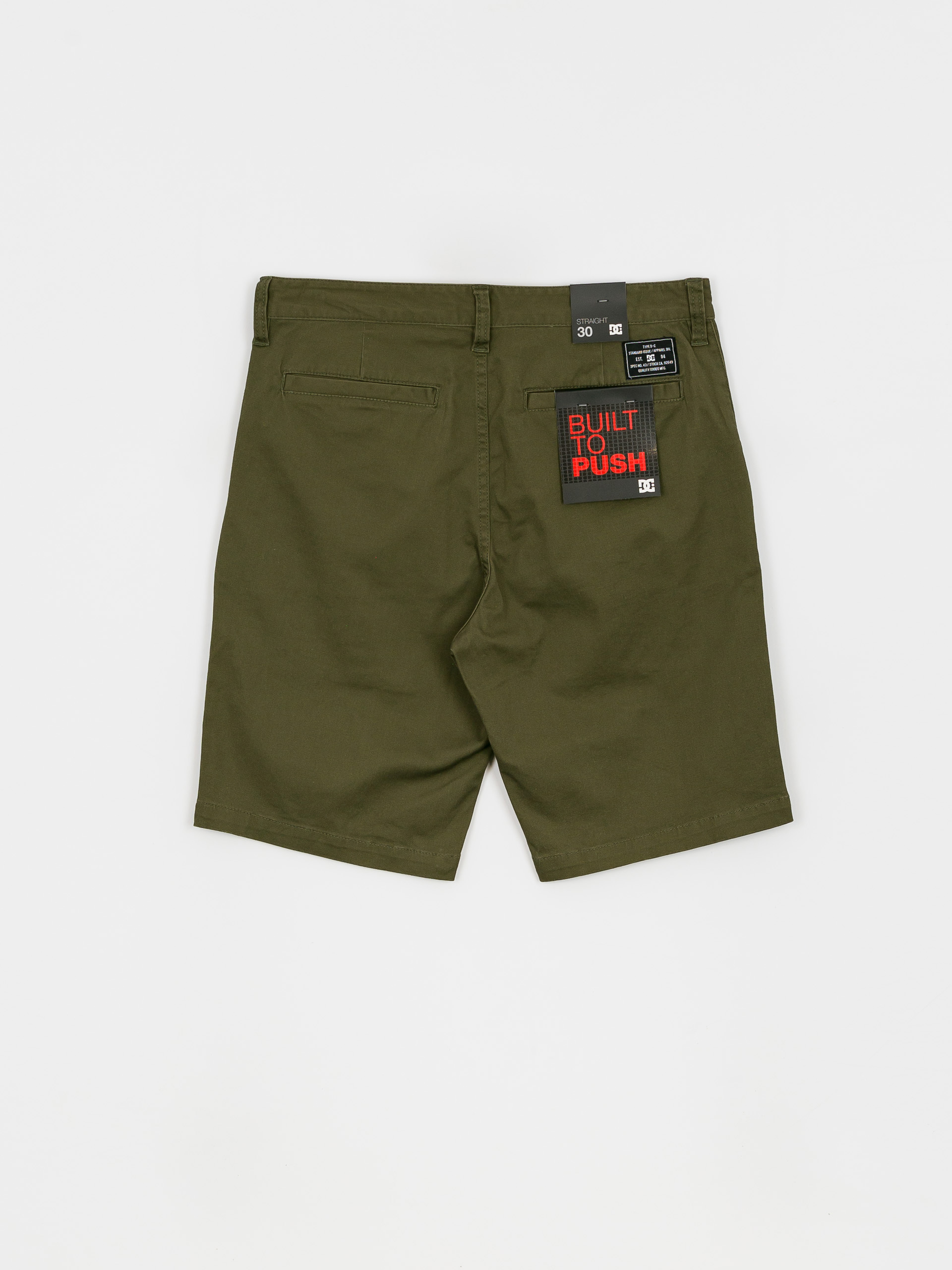DC Worker Straight Chino Rövidnadrág (ivy green)