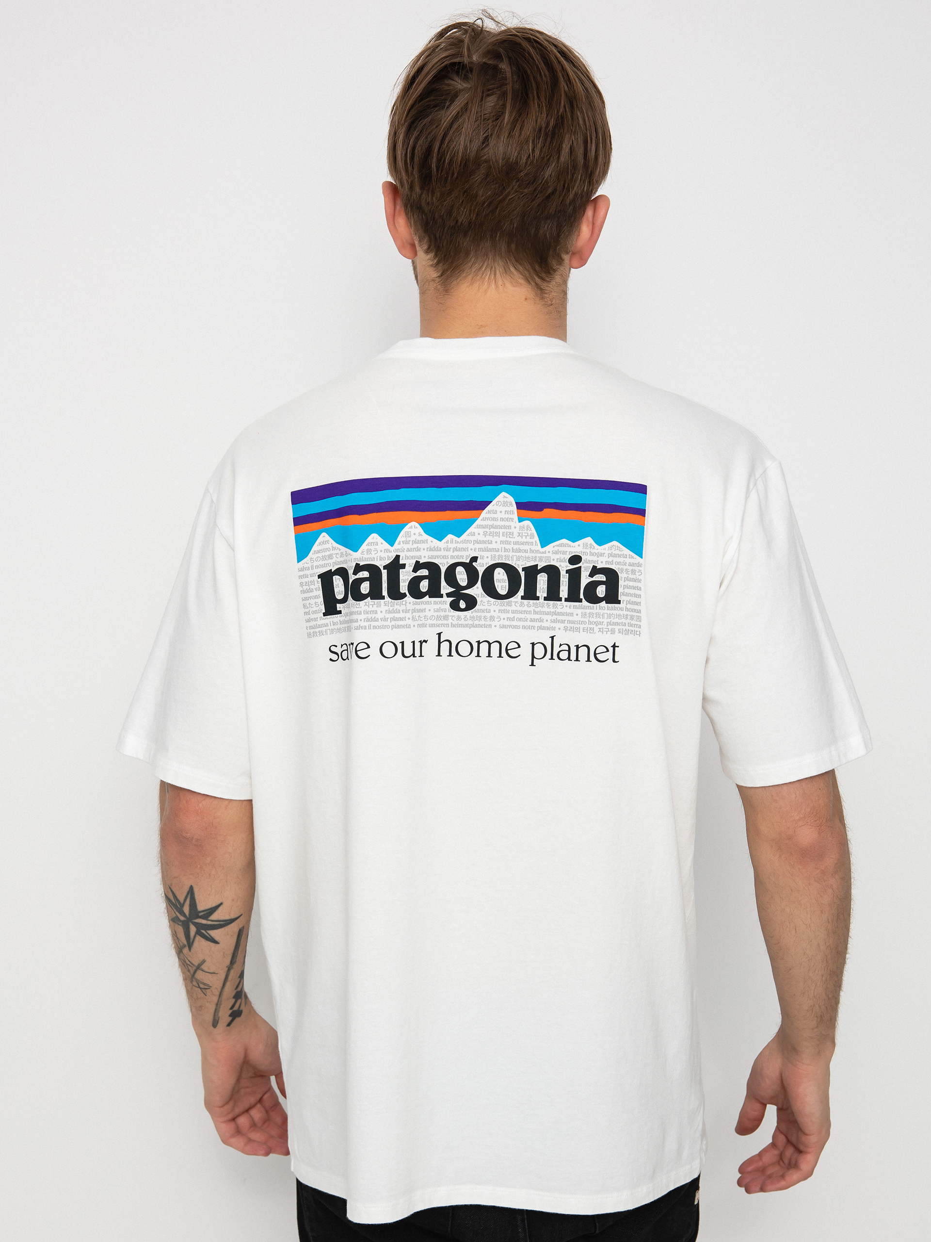 Patagonia P 6 Mission Organic póló (white)