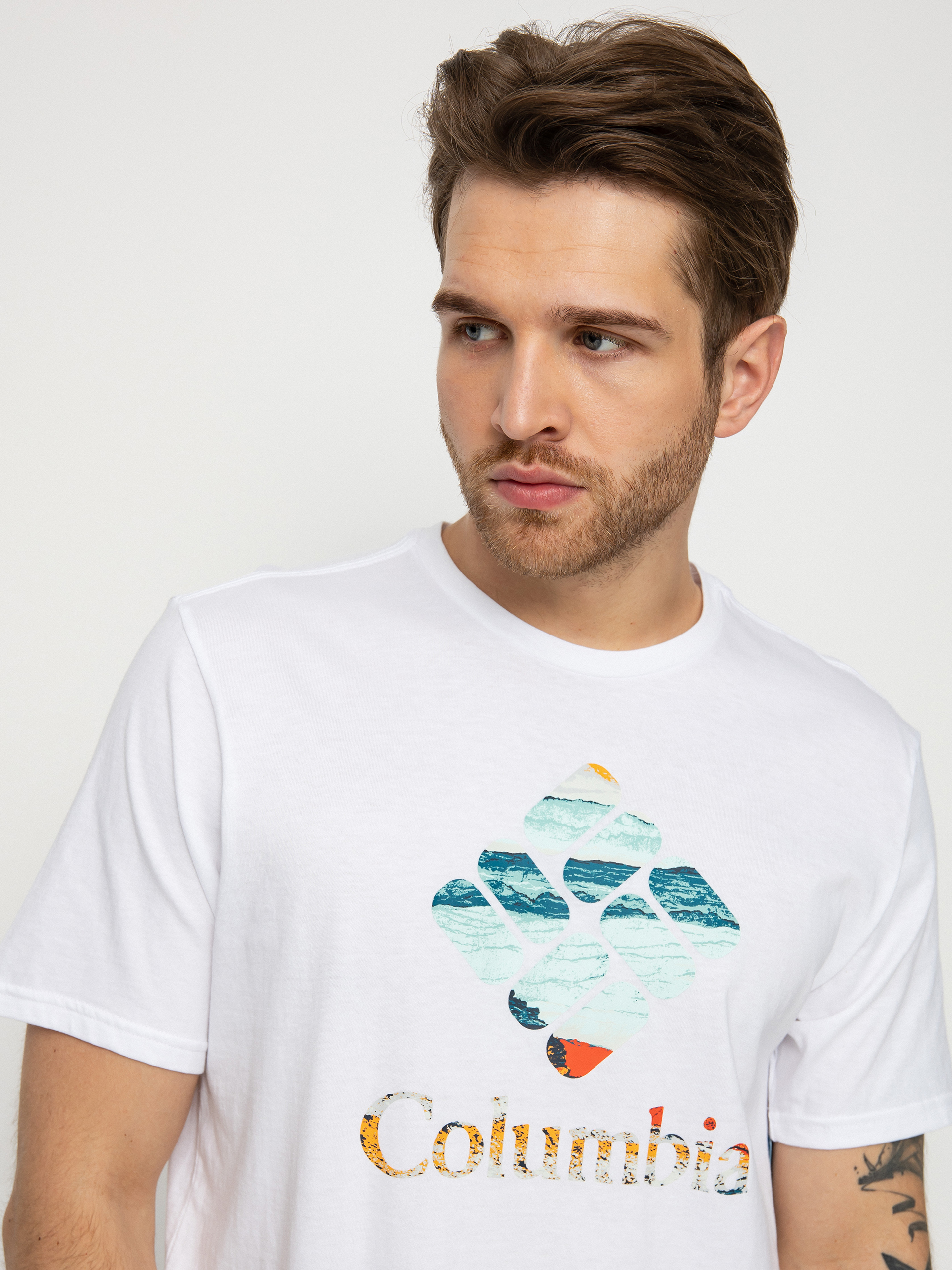 Columbia Rapid Ridge póló (white/hyper nature)