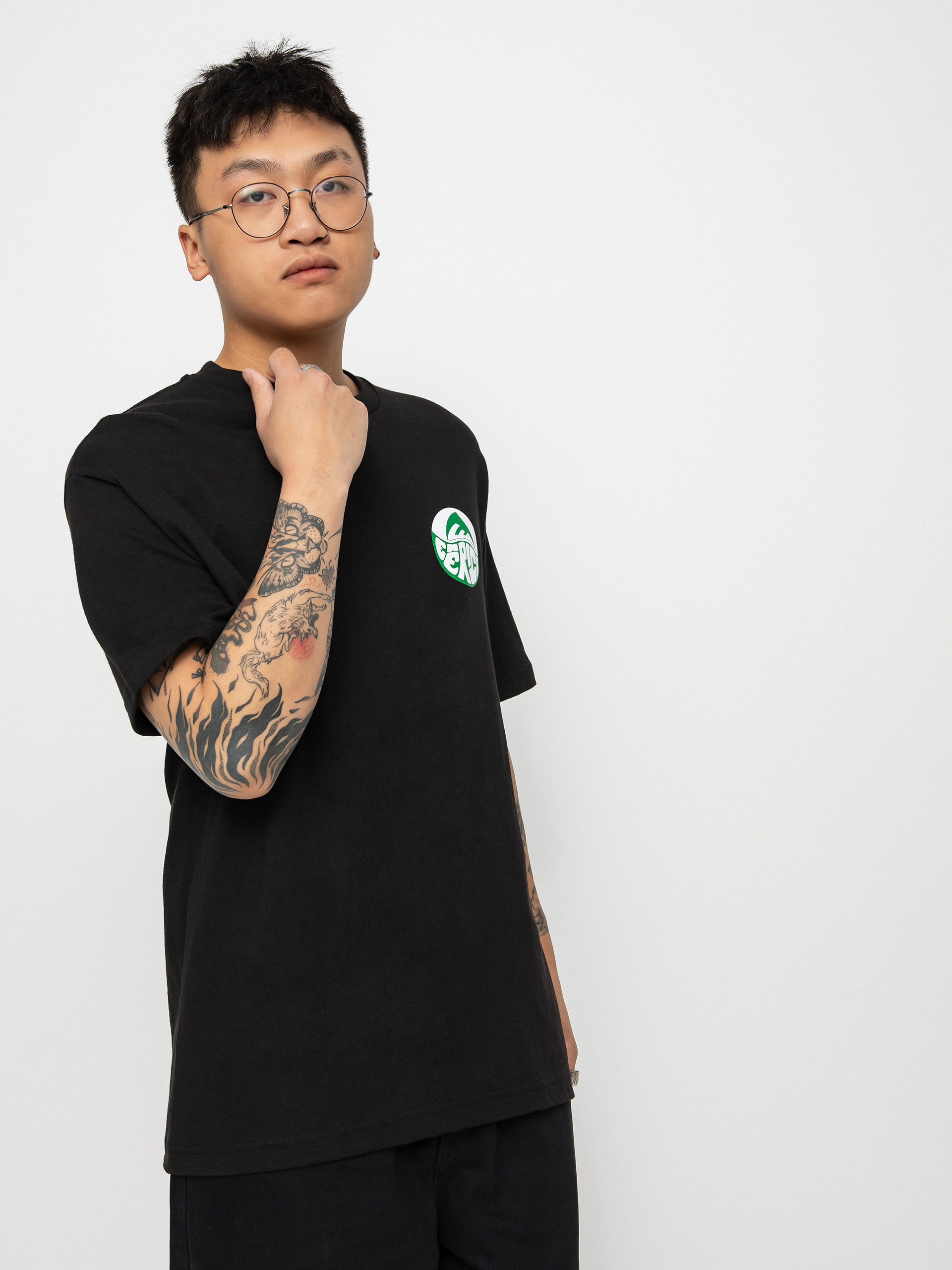 Emerica Twisted póló (black)