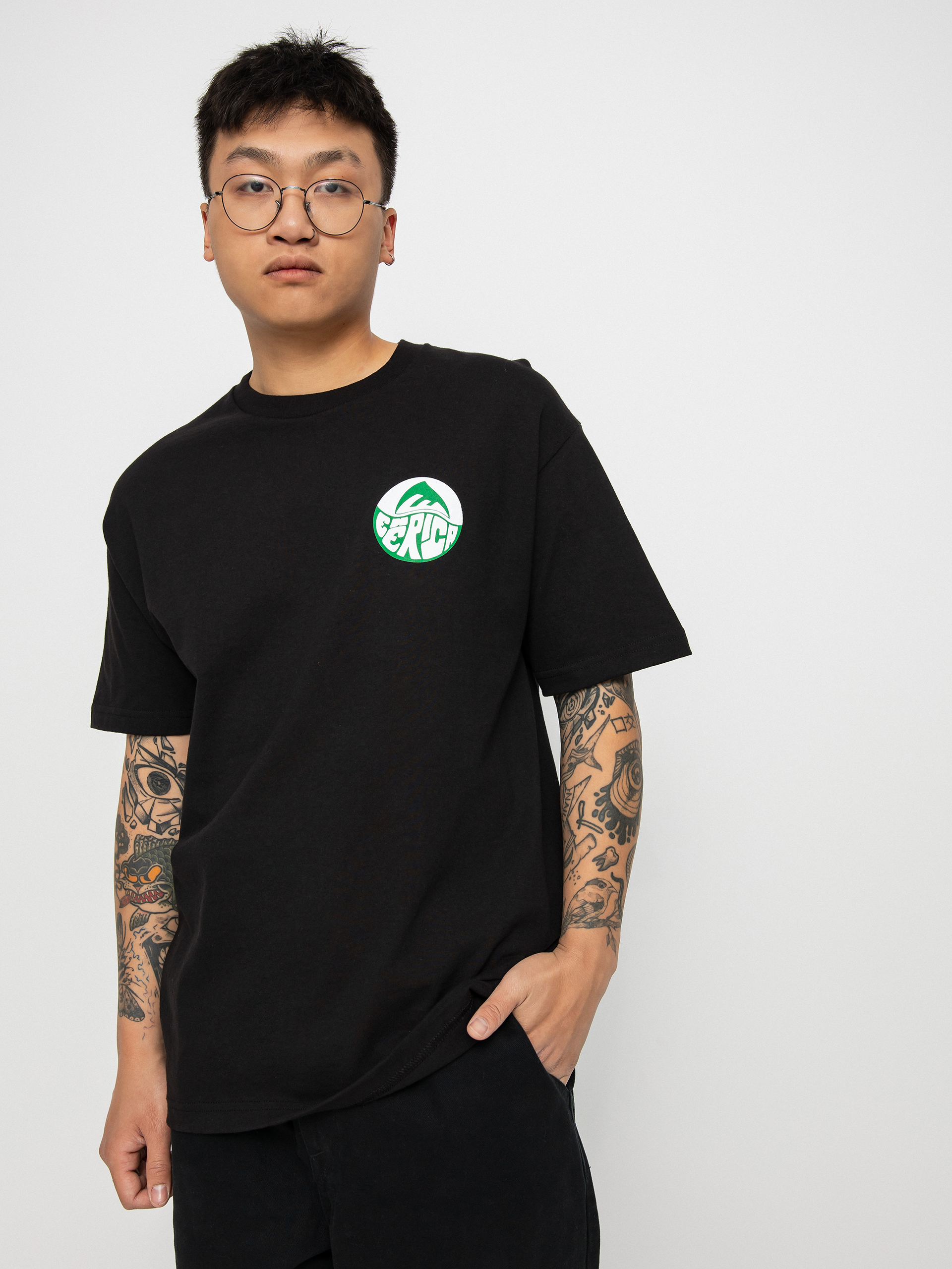 Emerica Twisted póló (black)