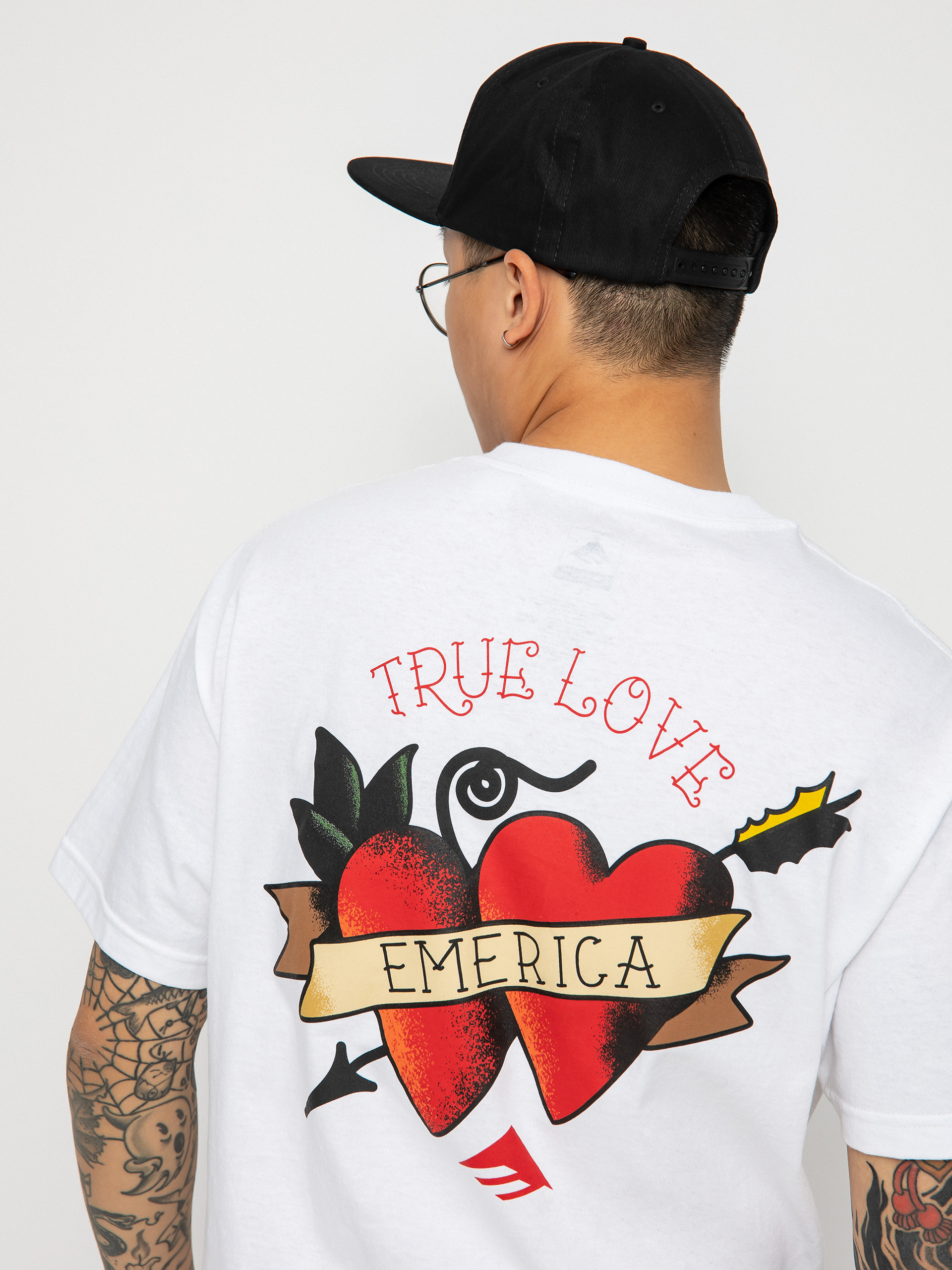 Emerica Love Triangle póló (white)