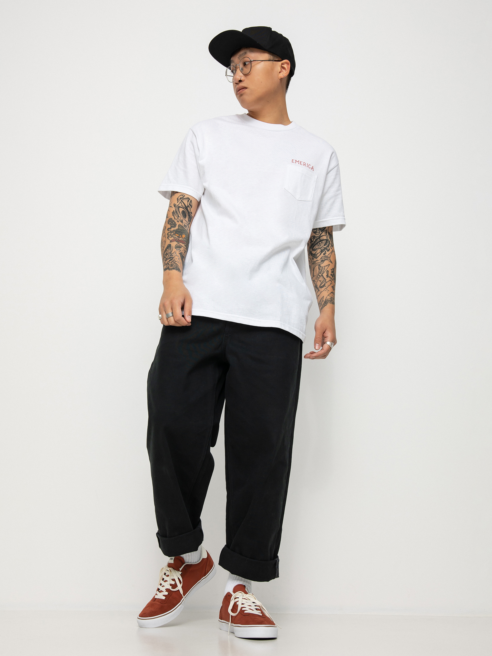 Emerica Love Triangle póló (white)