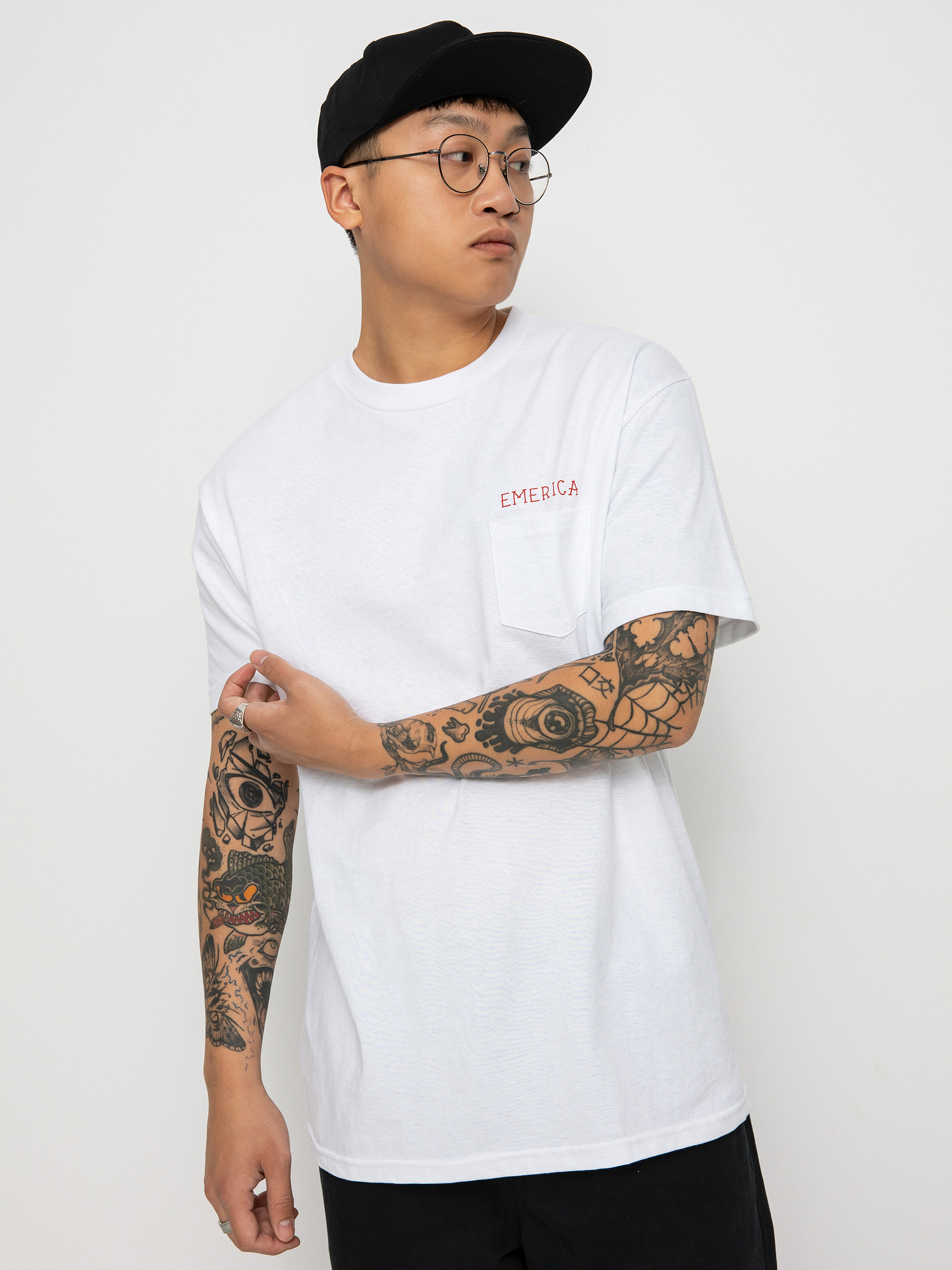 Emerica Love Triangle póló (white)