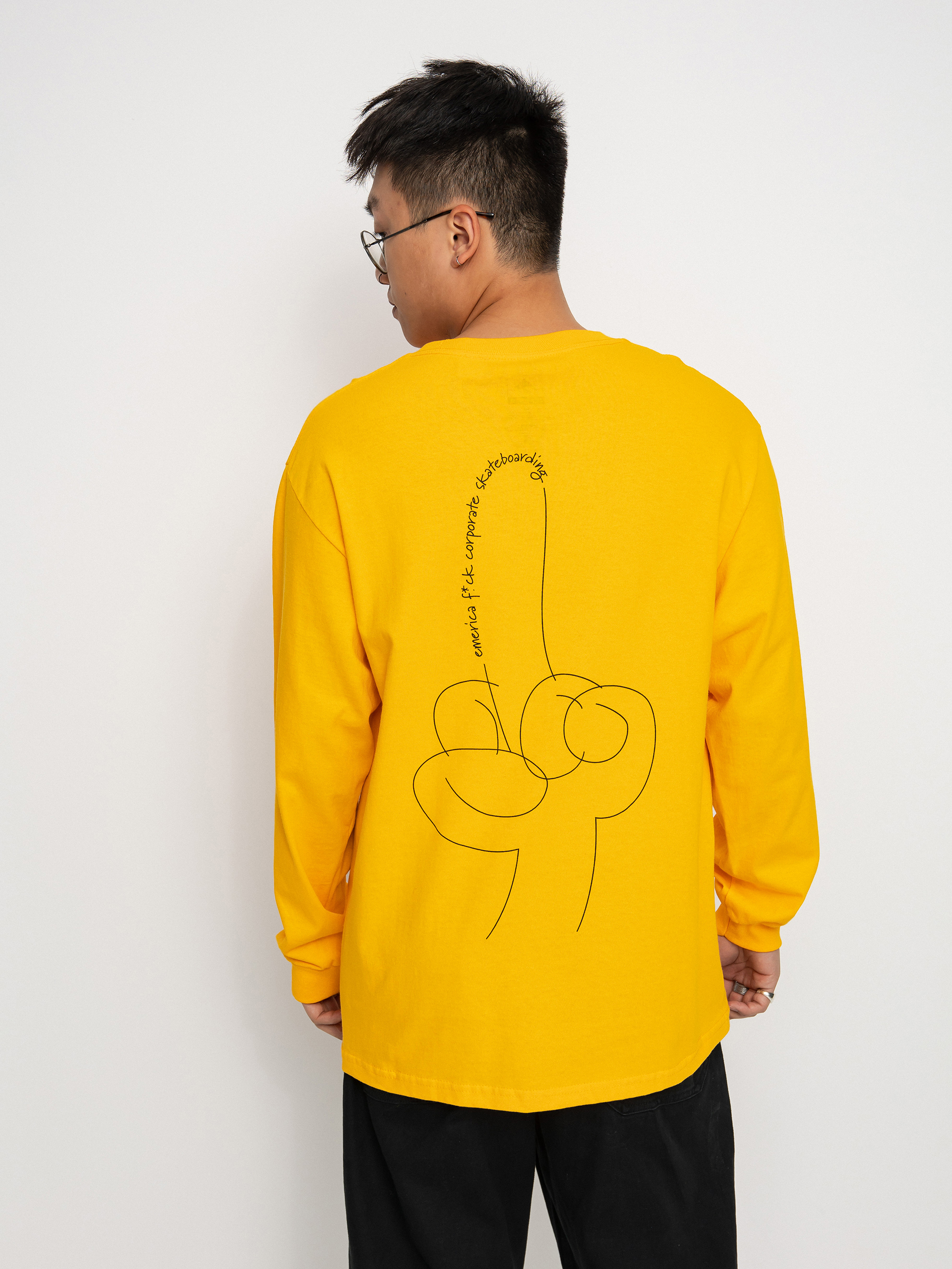 Emerica Eff Corporate Hosszú ujjú felső (gold)