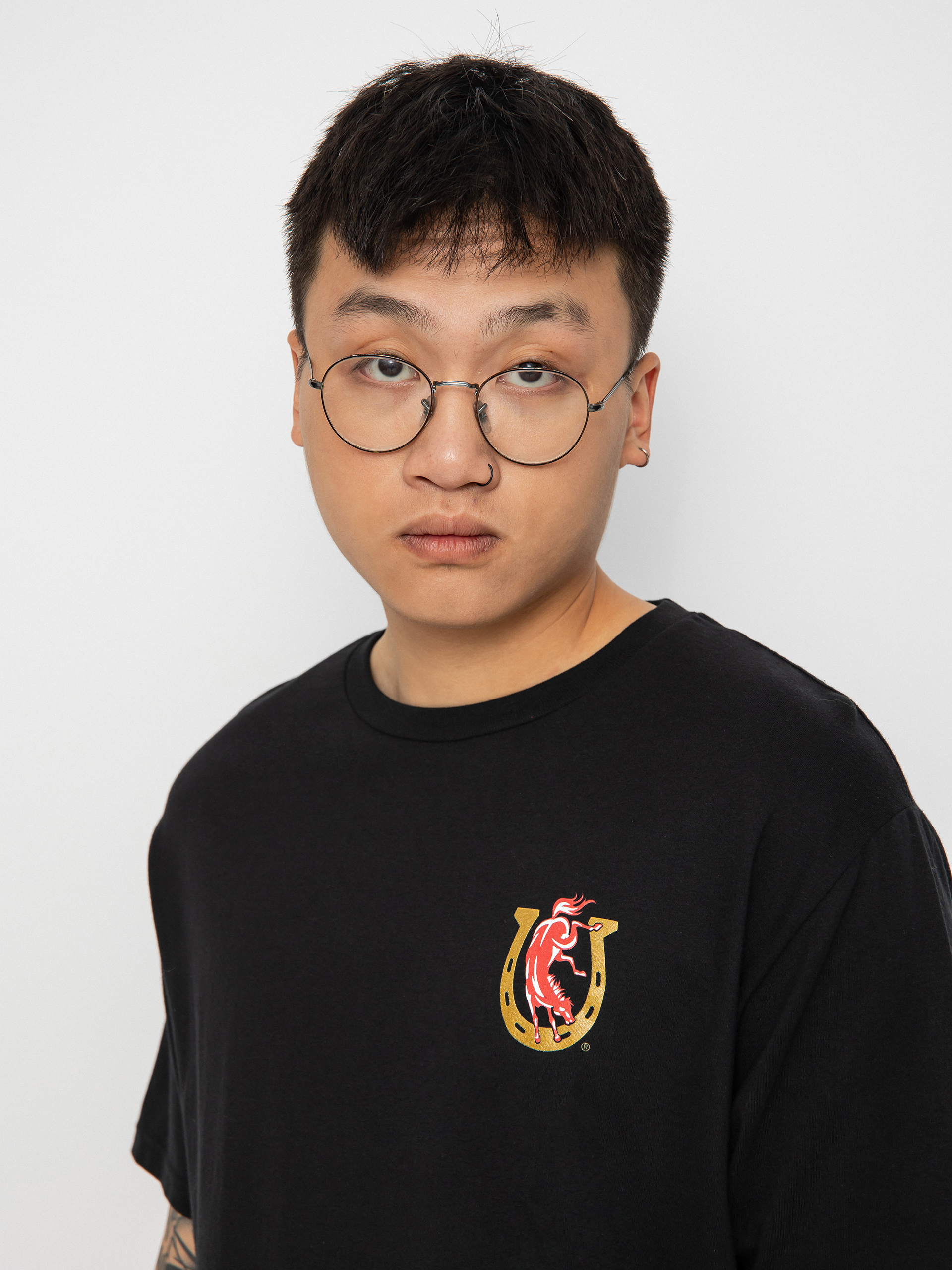 Etnies Colt 45 Horseshoe póló (black)